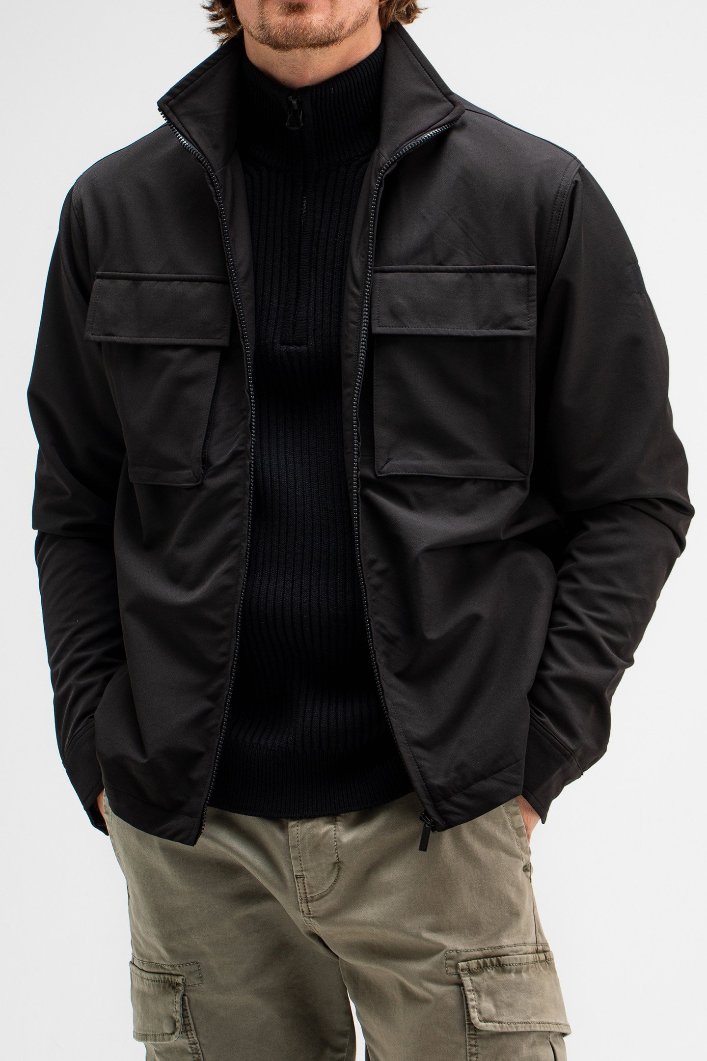 SUNNY OVERSHIRT MONTEGO BLACK 1