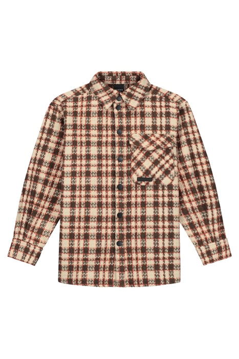 SQUARED OVERSHIRT BURNED ORANGE 1