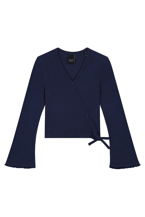 LETTUCE V-NECK DARK BLUE 1