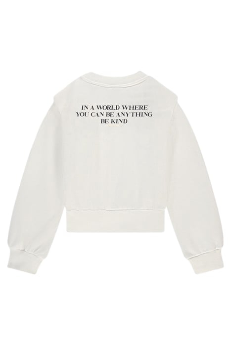 JAMIE SHOULDER SWEATER OFF WHITE 2