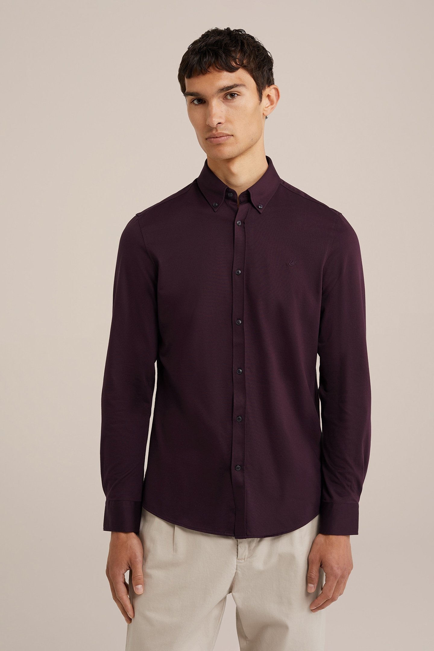SHIRT BURGUNDY RED 1