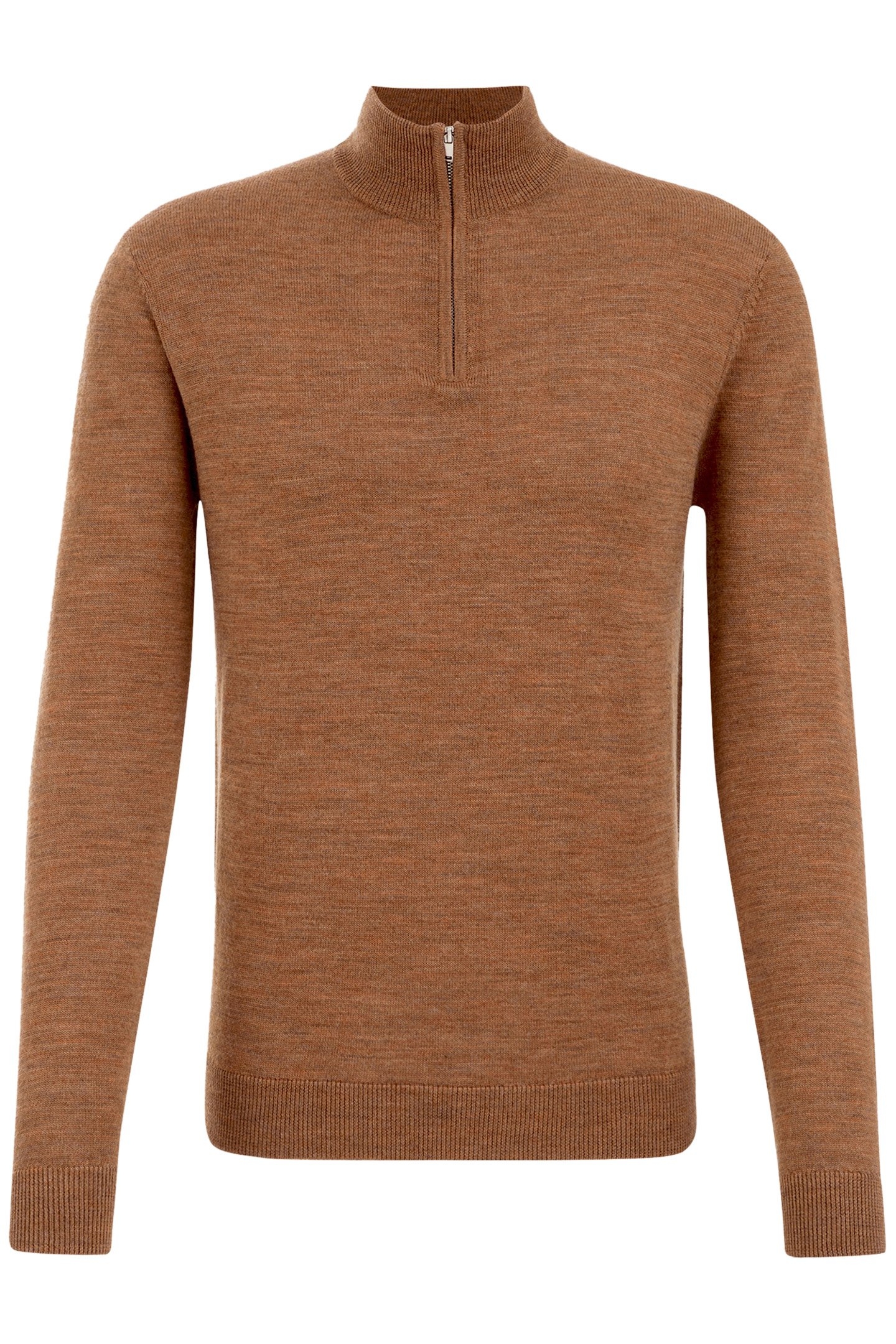 HALFWAY ZIPPER CINNAMON BROWN 4
