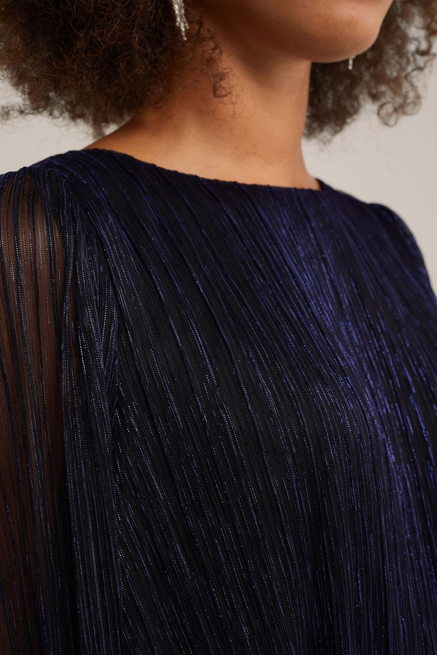 DRESS MID LENGTH DARK BLUE 6