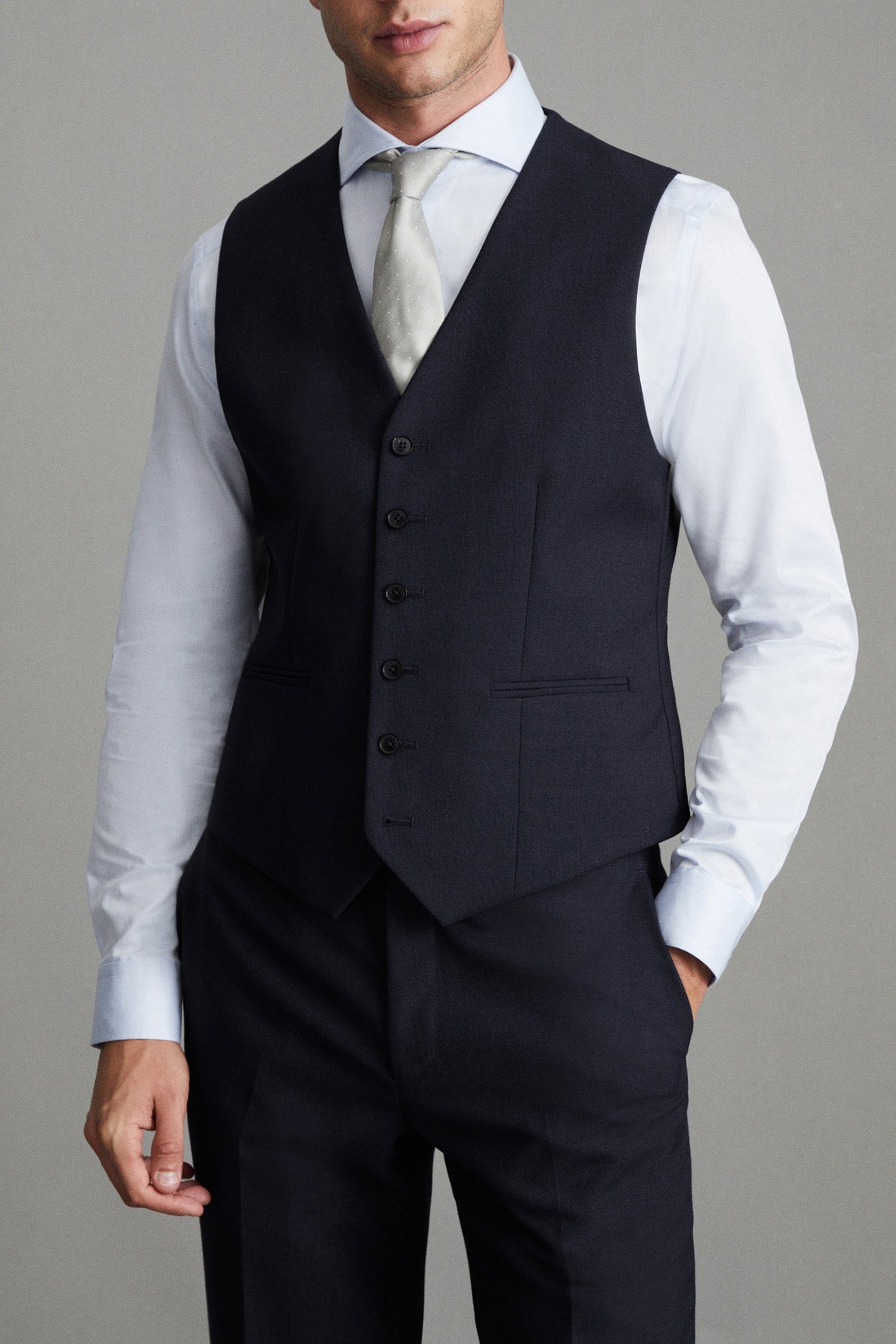 BOLD-SB SIX BUTTON WOOL B NAVY 1