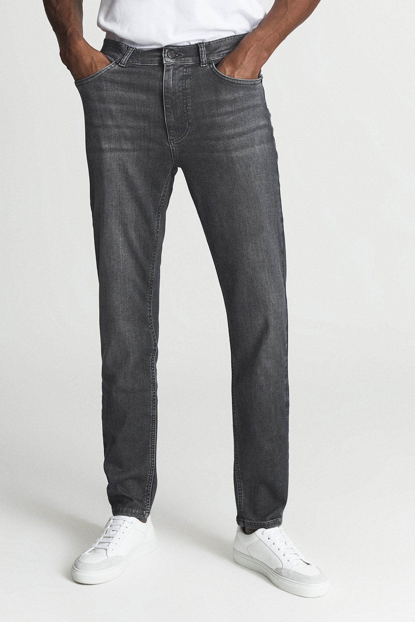 HARRY-JERSEY SLIM WASHED GREY 1