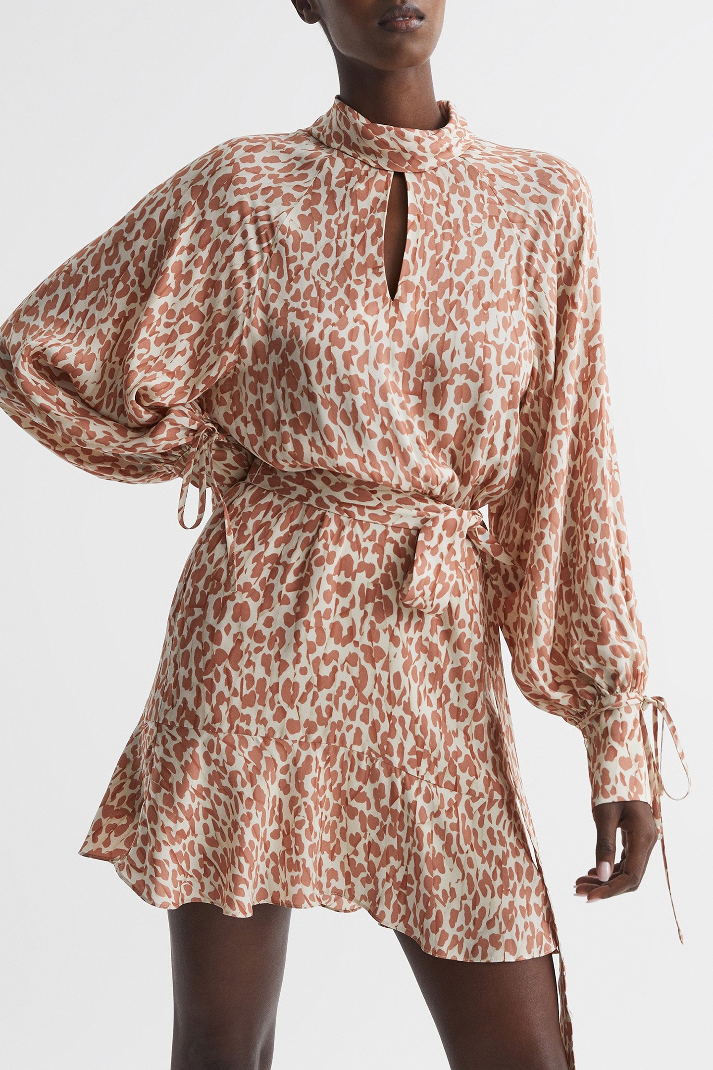 TEYA-ANIMAL PRINT SHORT F NEUTRAL 1