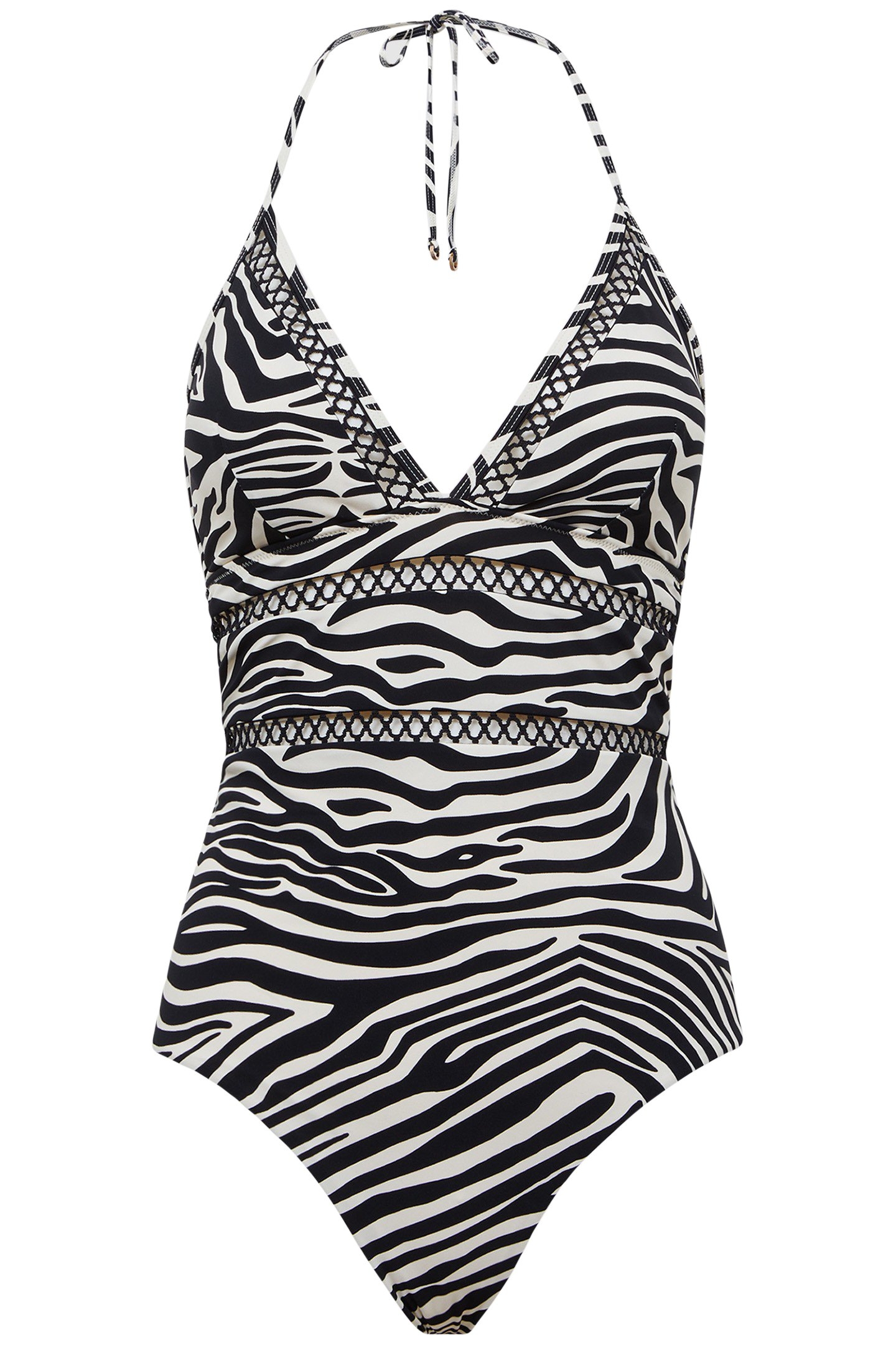 GIA-ZEBRA PRINT SWIMSUIT BLACK/WHITE 4