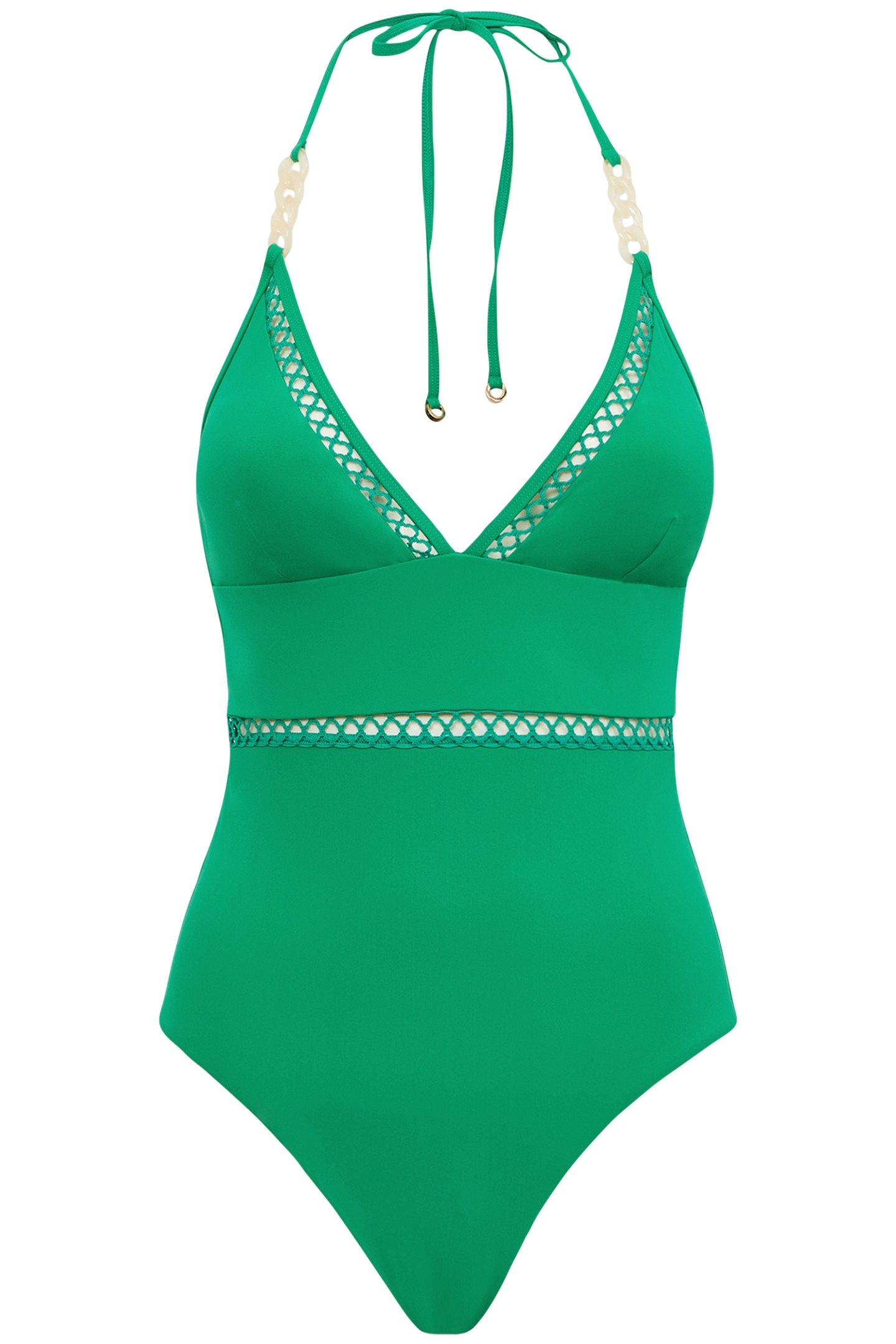 RAY-COLOURBLOCK SWIMSUIT GREEN 3