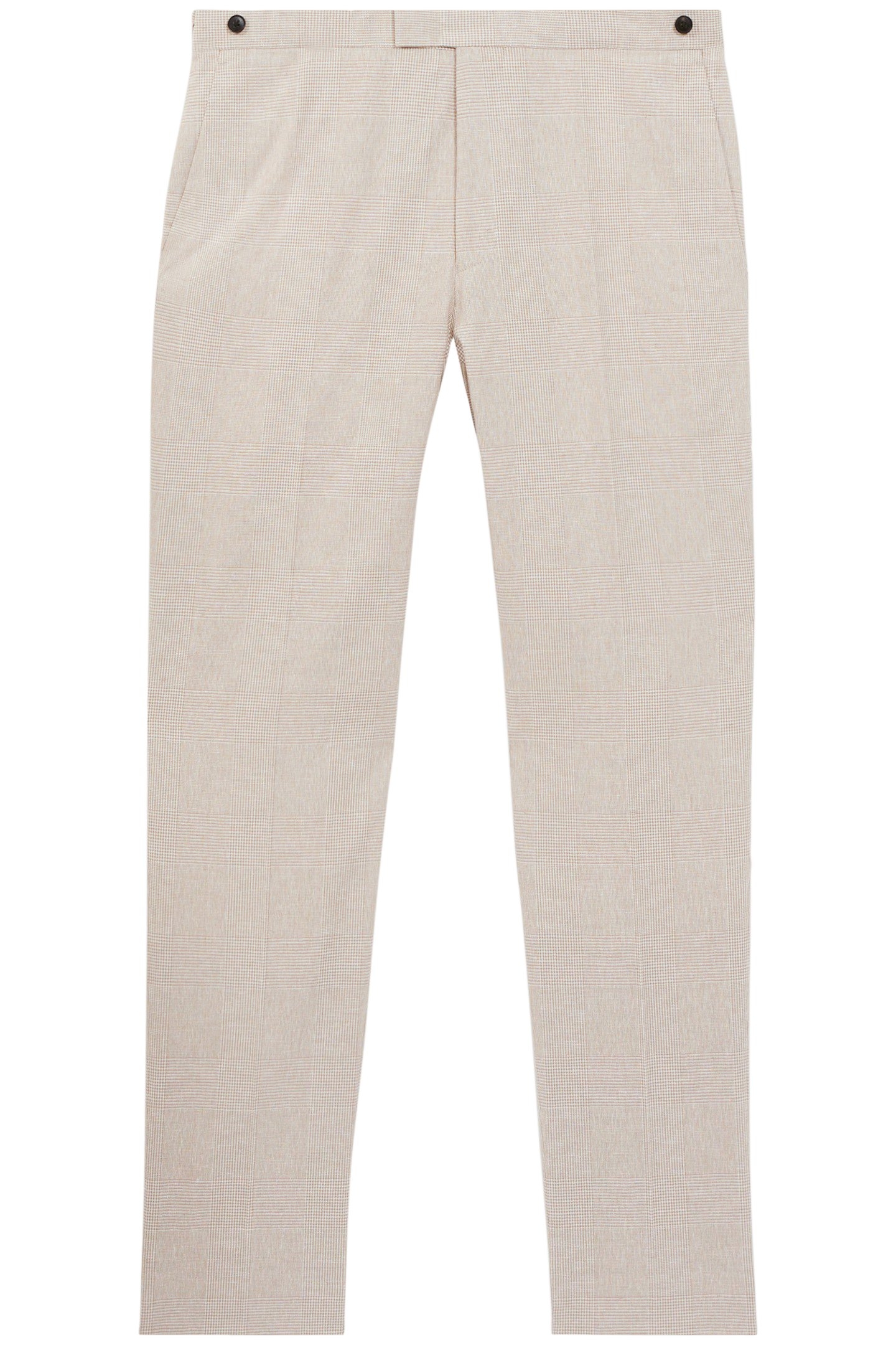 CHECK MIXER TROUSER OATMEAL 4