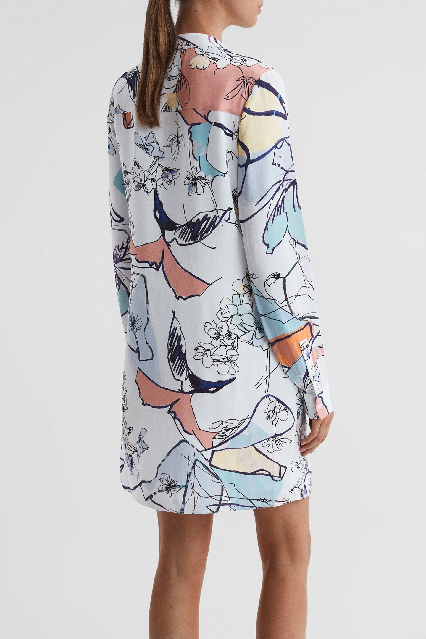 PRINTED SHIFT DRESS MULTI 2
