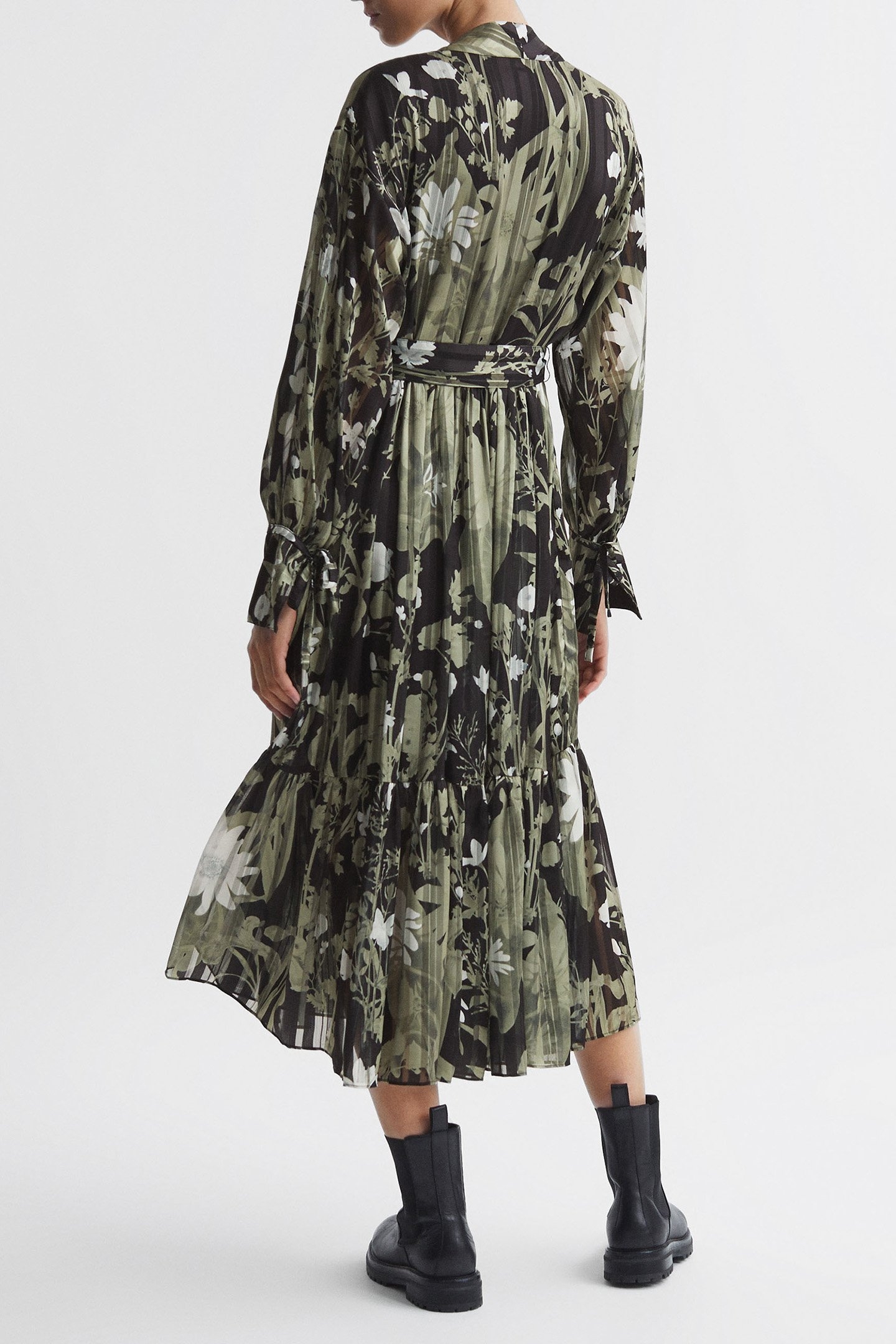 FLORAL MIDI PRINT GREEN 3