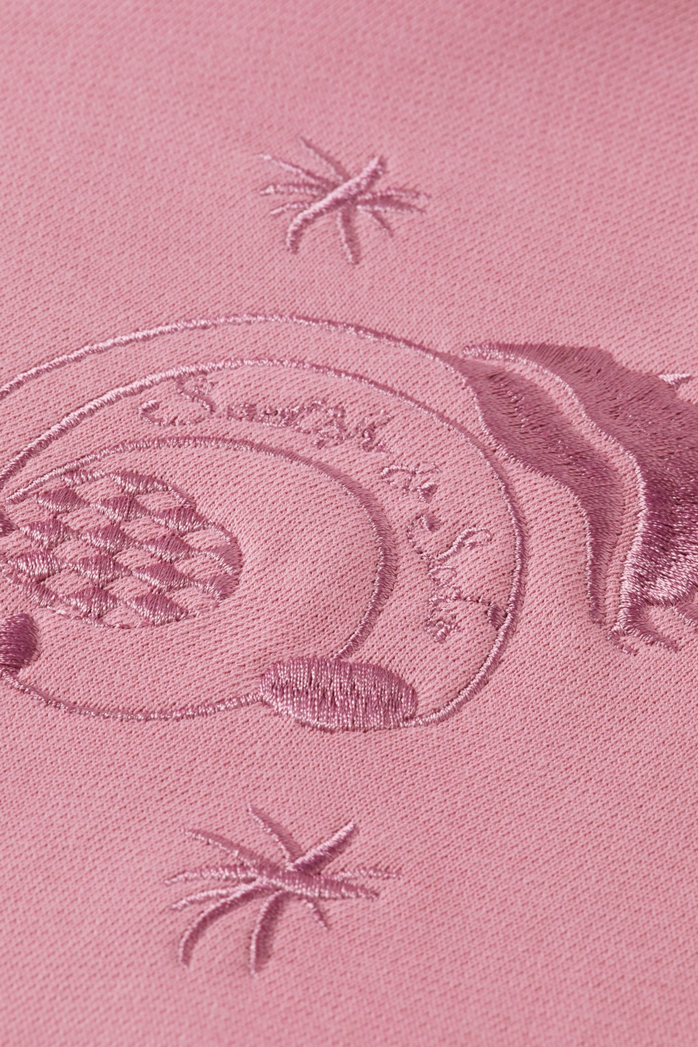 GATHERED SLEEVE OVERSIZED FIT HOODIE CADILLAC PINK 3