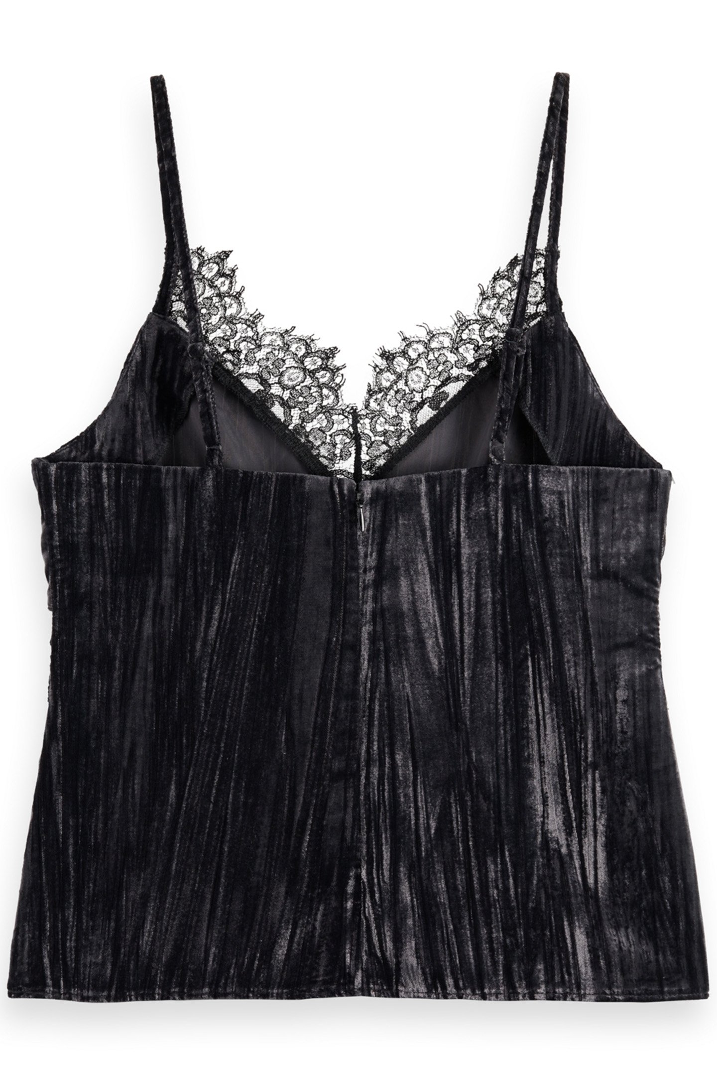 VELVET TANK TOP EVENING BLACK 5