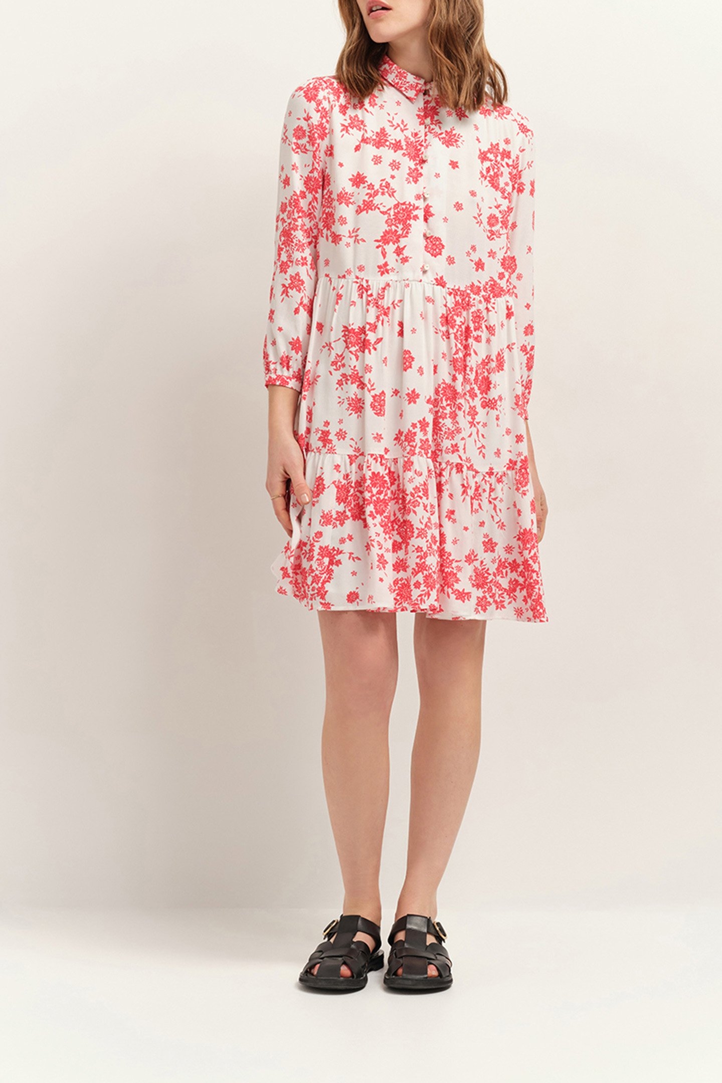 RICHTIE - LENZING™ ECOVERO™ HIBISCUS DRESS WITH BOHEMIAN EAR 3