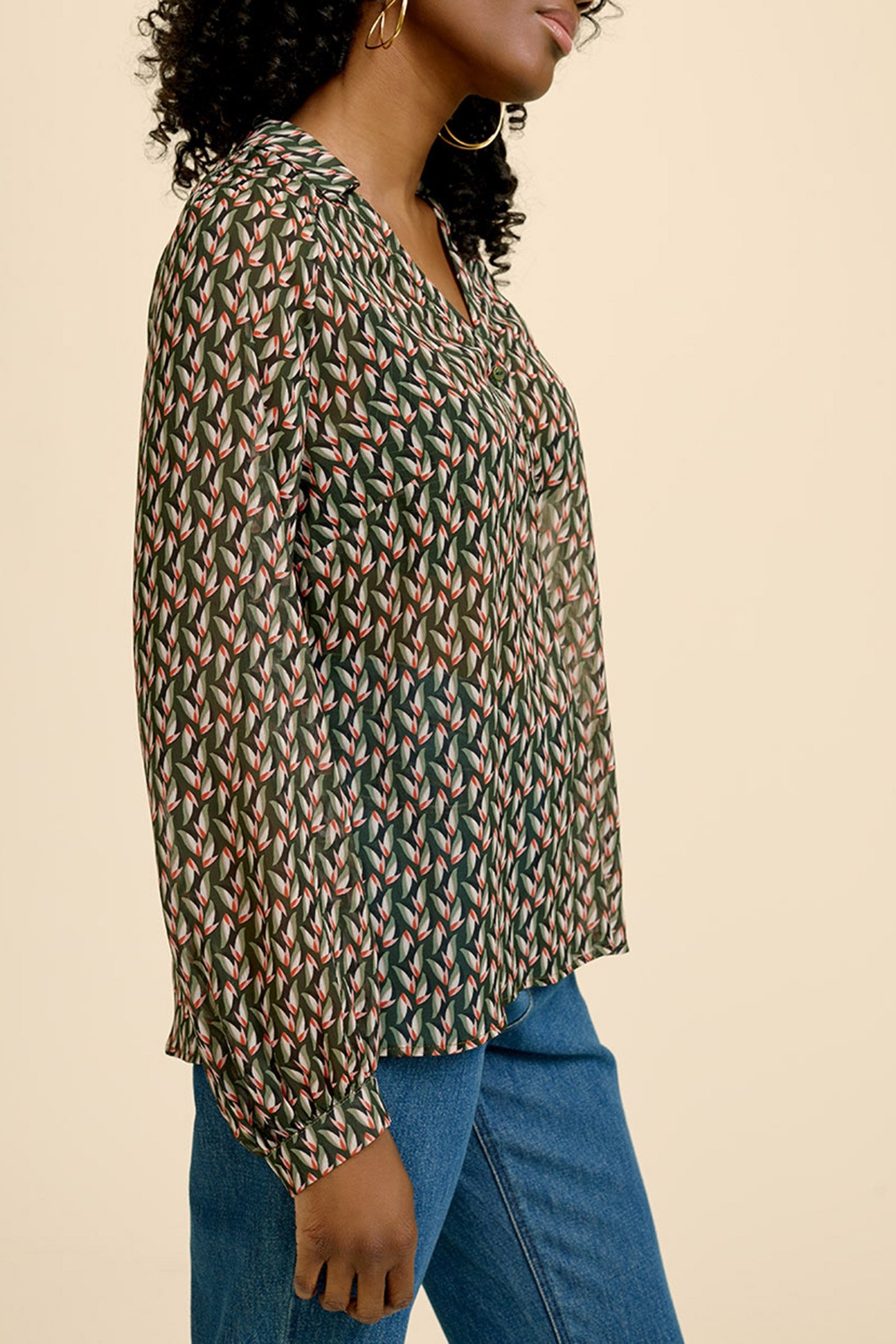 CASTILLE _ THYME BLOUSE WITH VEGETABLE PRINT THYM 3