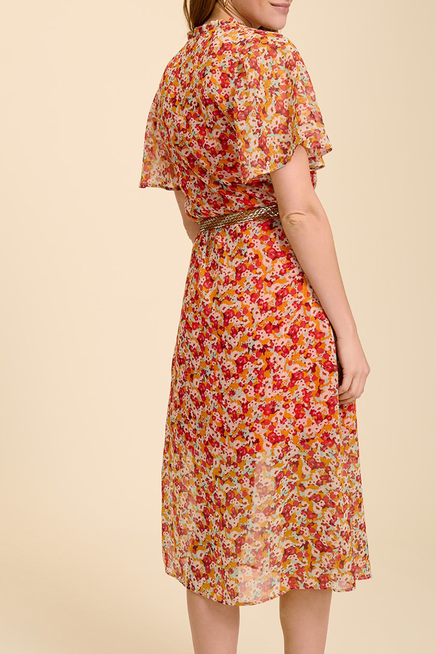 RELAY _ BLOSSOM MIDI DRESS WITH MULTICOLOURED FLORAL PRINT B 2