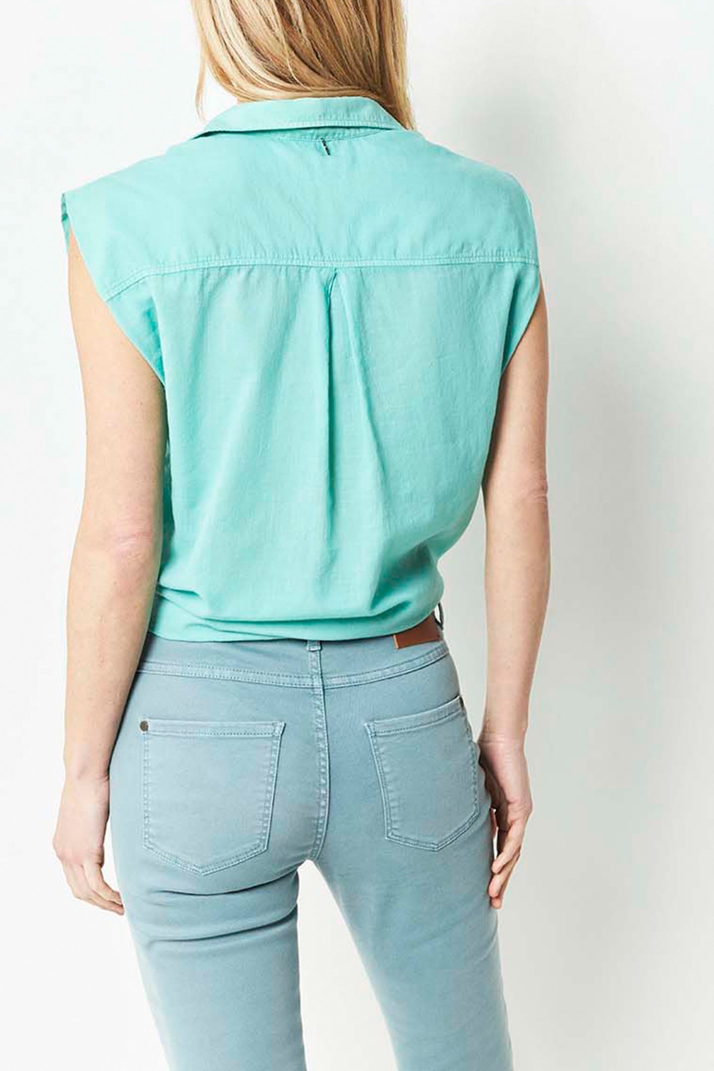 CENTURY _ MINT COTTON VOILE SHIRT MINT 2