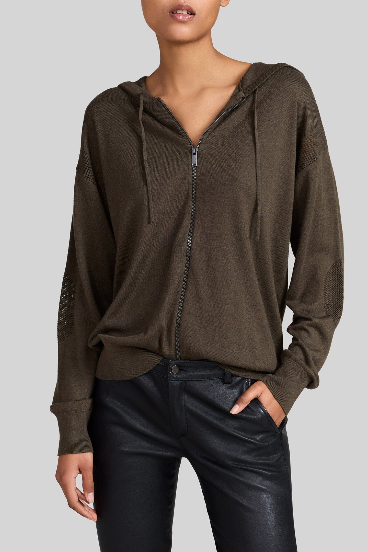 WOMAN’S WAKAME KNIT METALLIC SEQUIN EMBROIDERED CARDIGAN 1