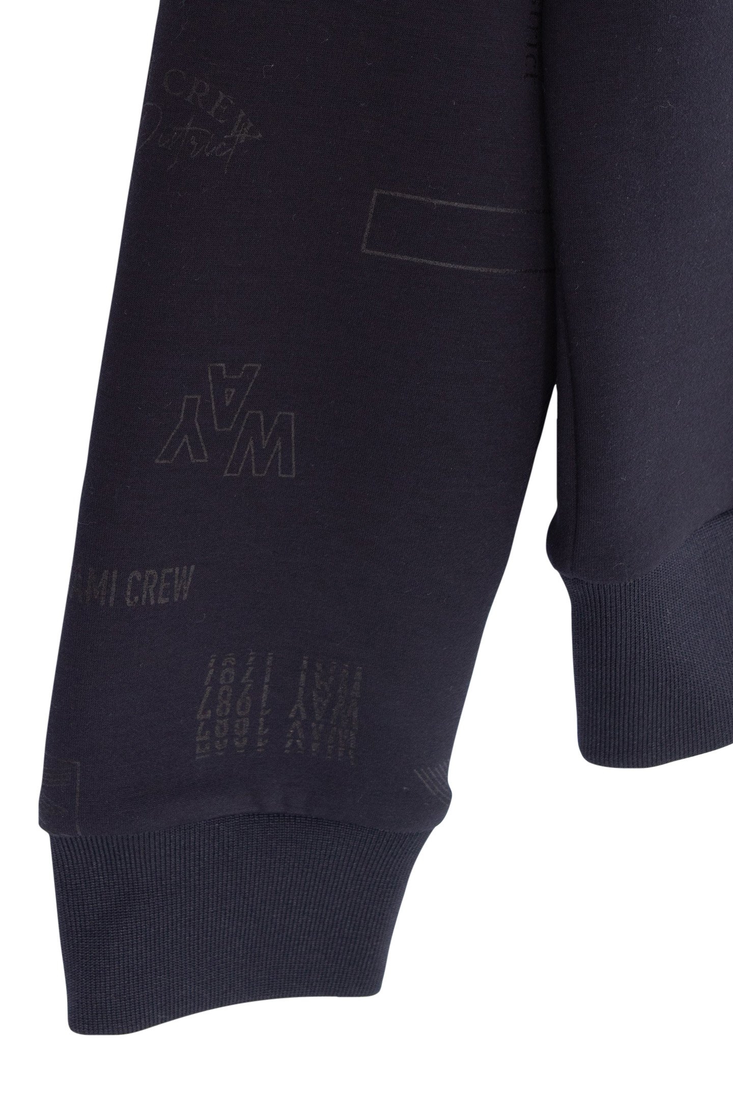 BOY’S NAVY PRINT HOODIE WITH TONE-ON-TONE ARTY PRINT 4