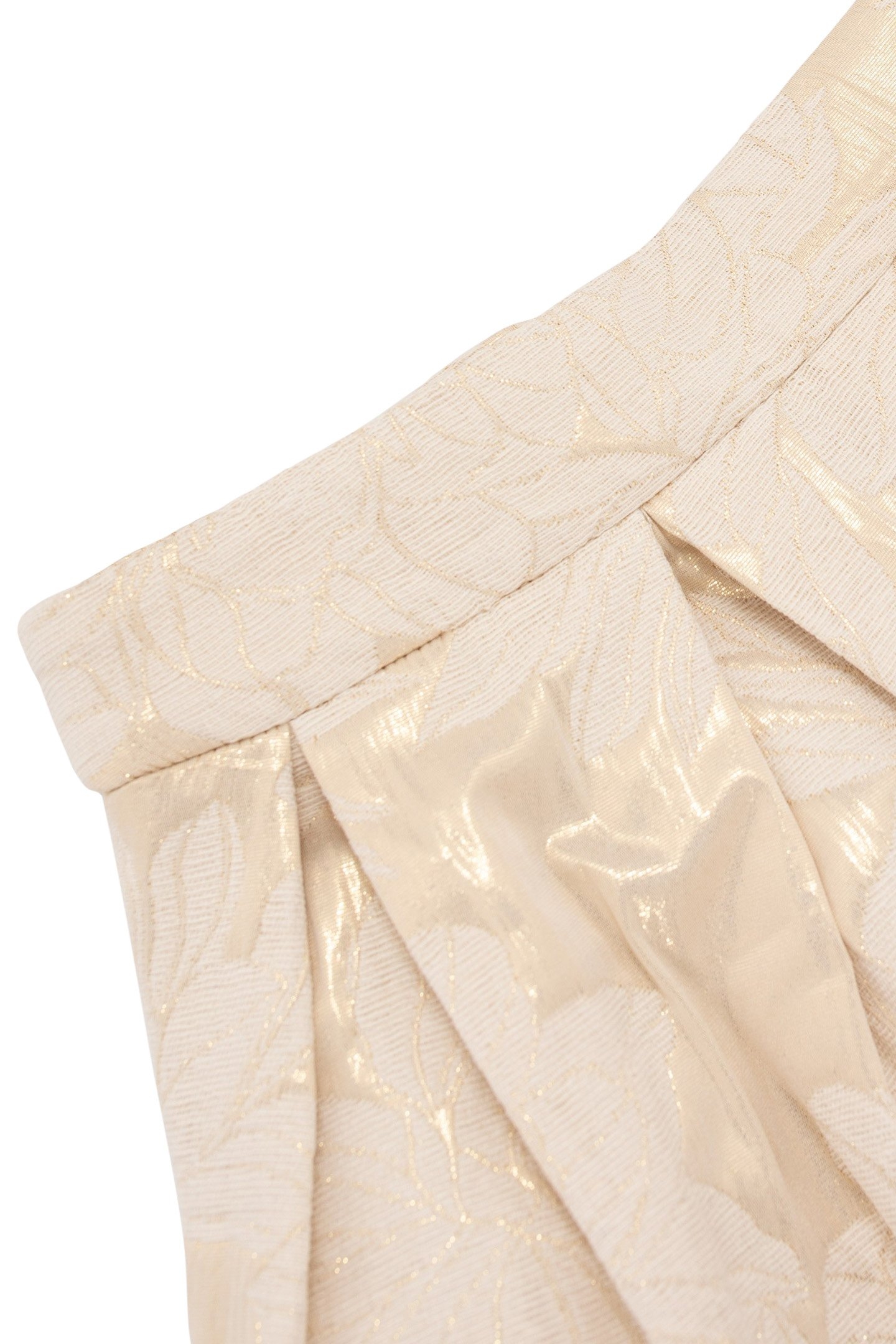 GIRLS’ BEIGE JACQUARD PRINT SKIRT 3