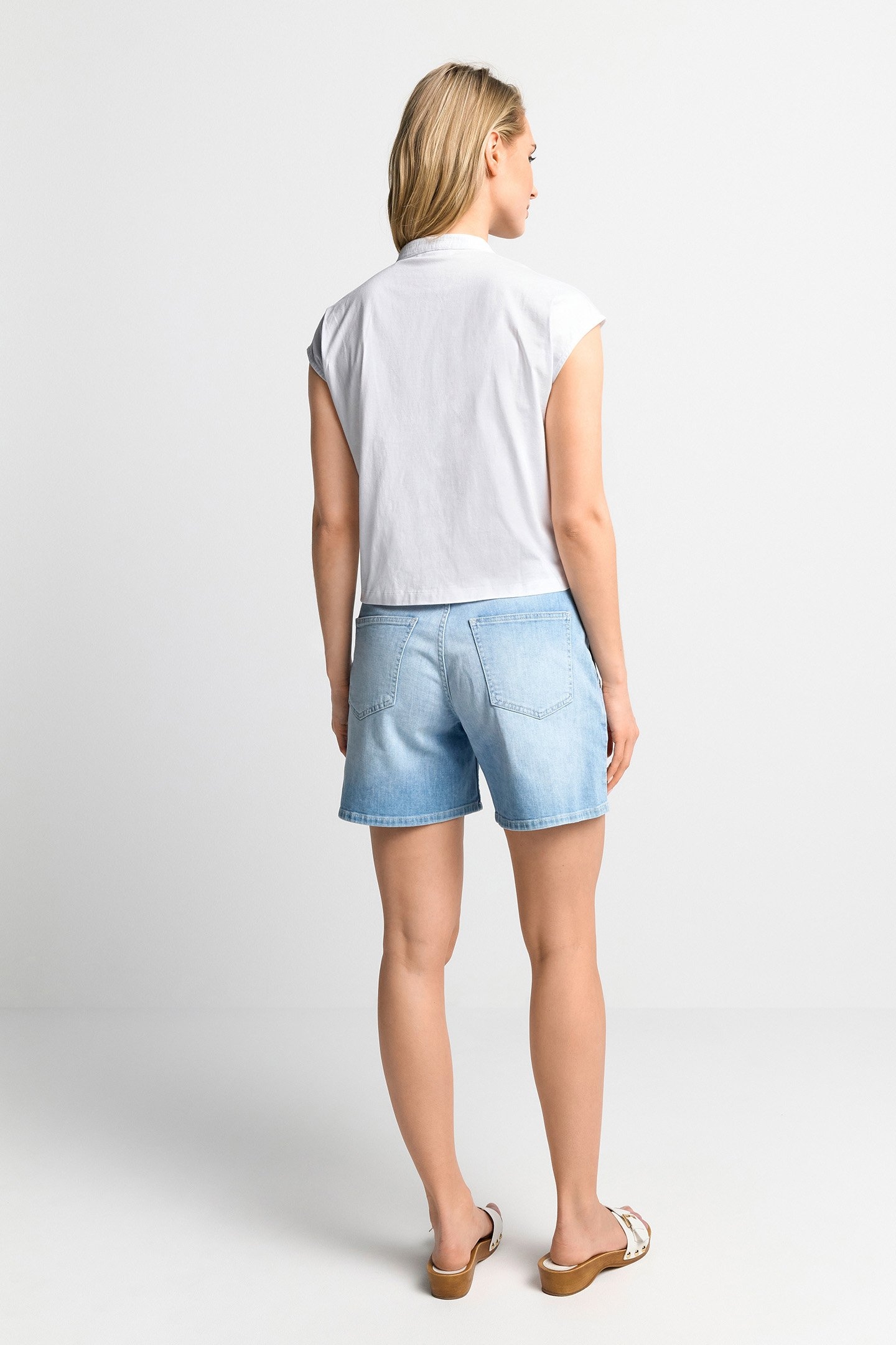 COTTON MUSSELIN MIX T-SHIRT WHITE 3