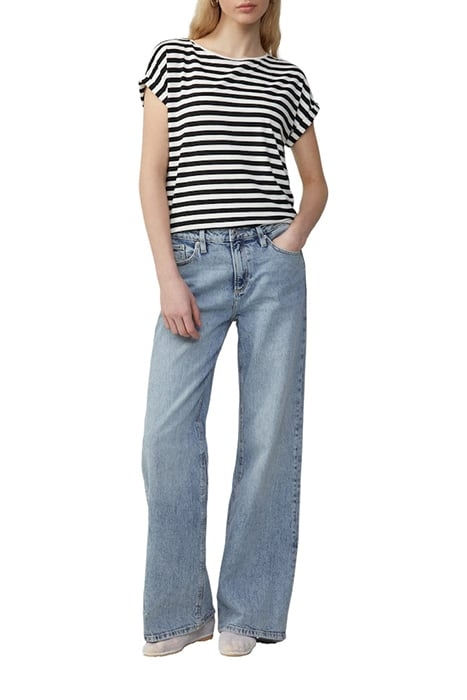 S.OLIVER-QS T-SHIRTS GREY/BLACK 2