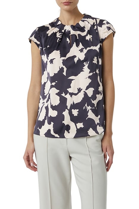 COMMA BLOUSES DARK-BLUE 1