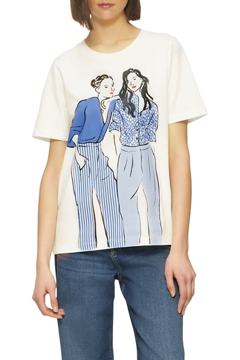 S.OLIVER T-SHIRTS OFF-WHITE 1