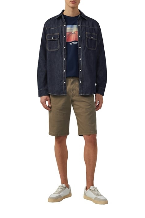 S.OLIVER SHORTS BROWN 2