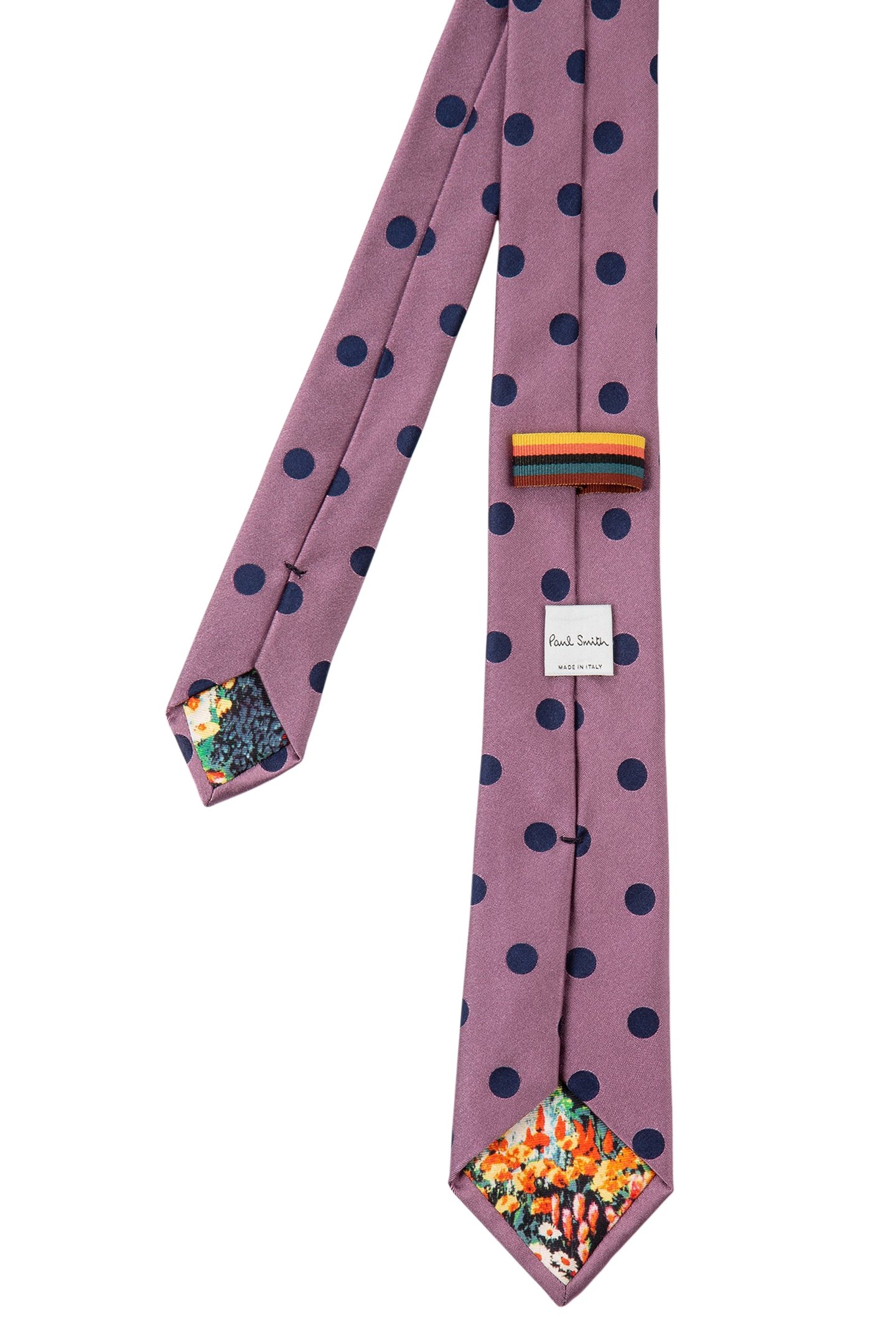 MEN TIE SPOT FUCHSIA 2