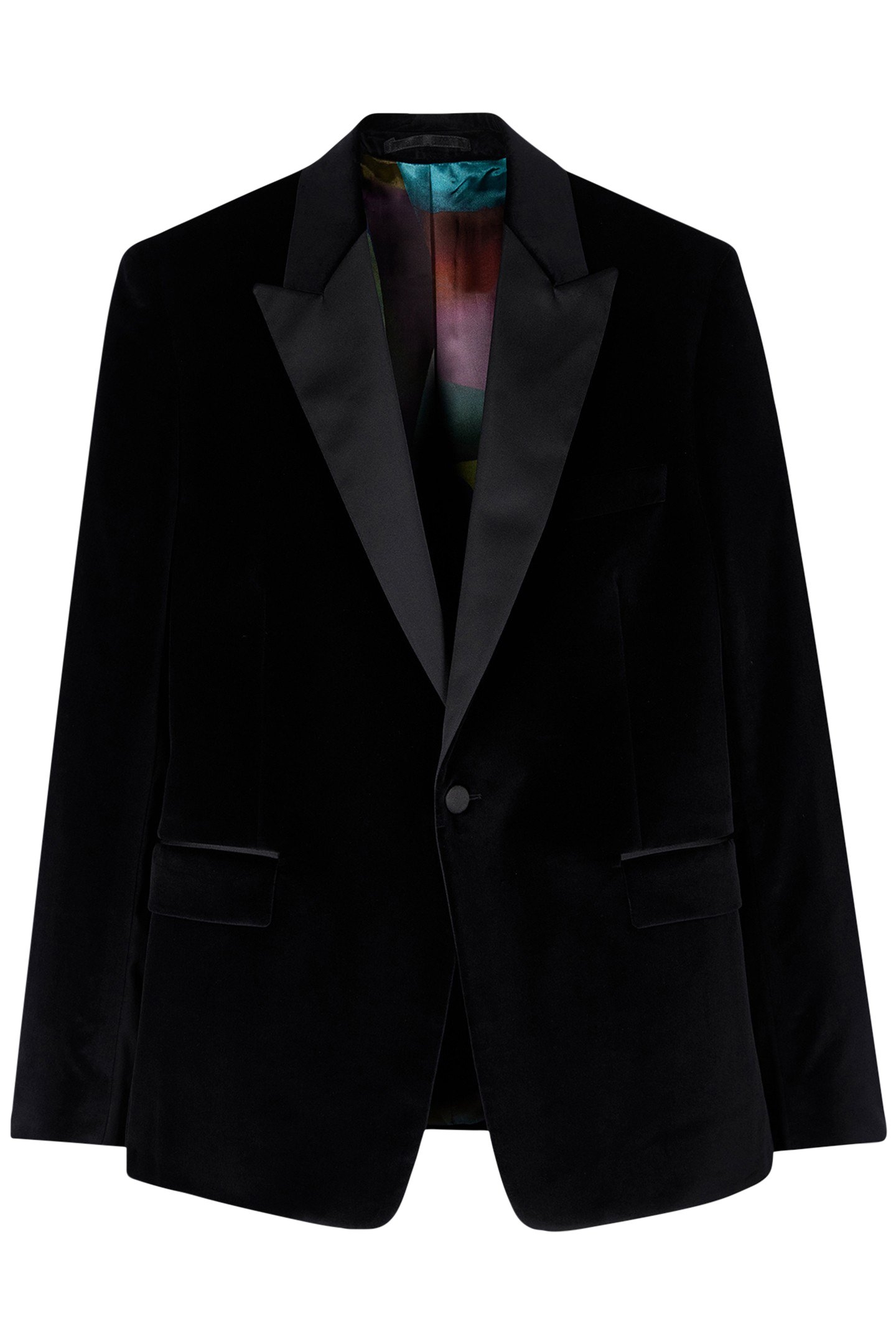 MENS TAILORED FIT 2 BTN JACKET BLACK 1