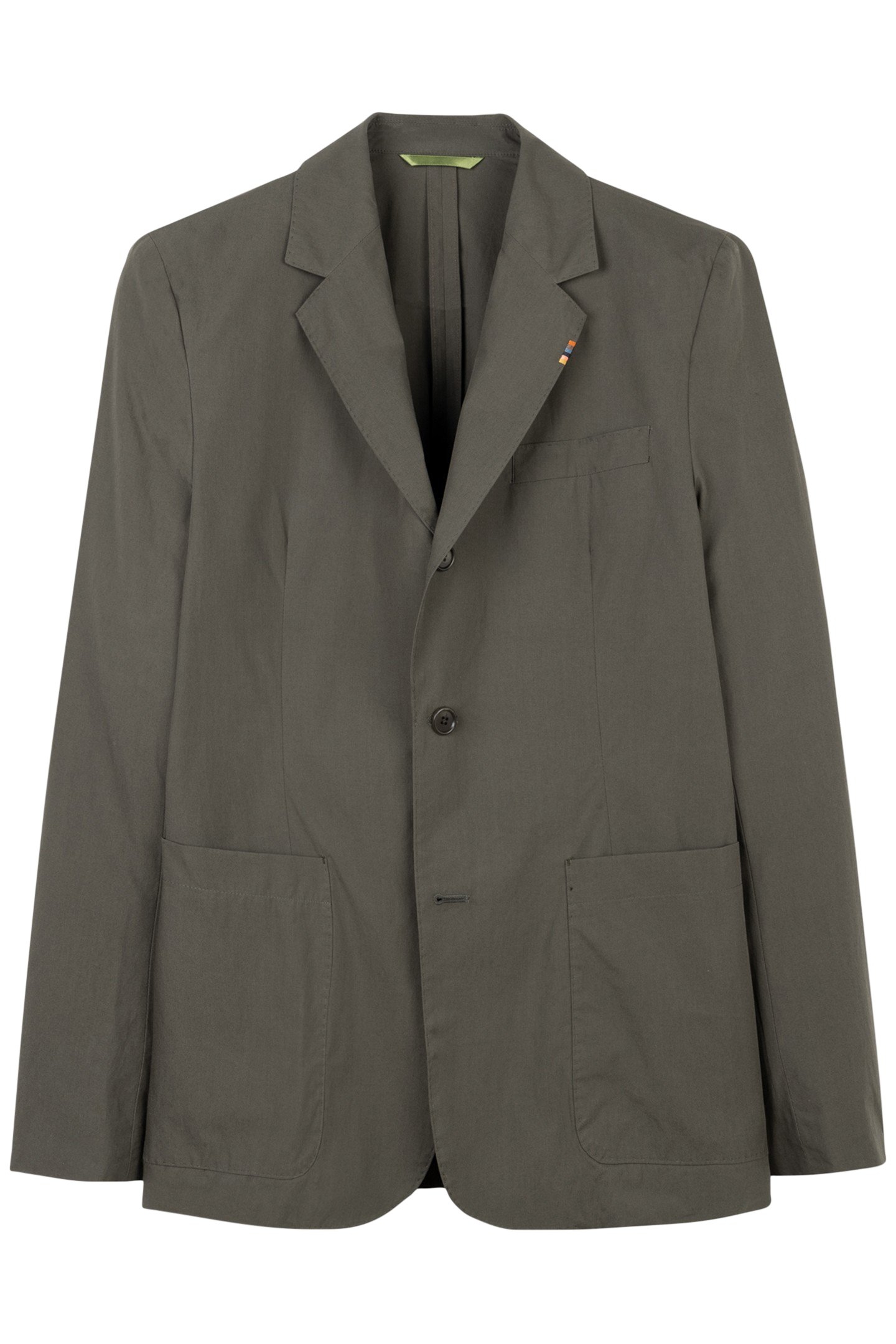 MENS 2BTN SB JACKET MILITARY GREEN 1