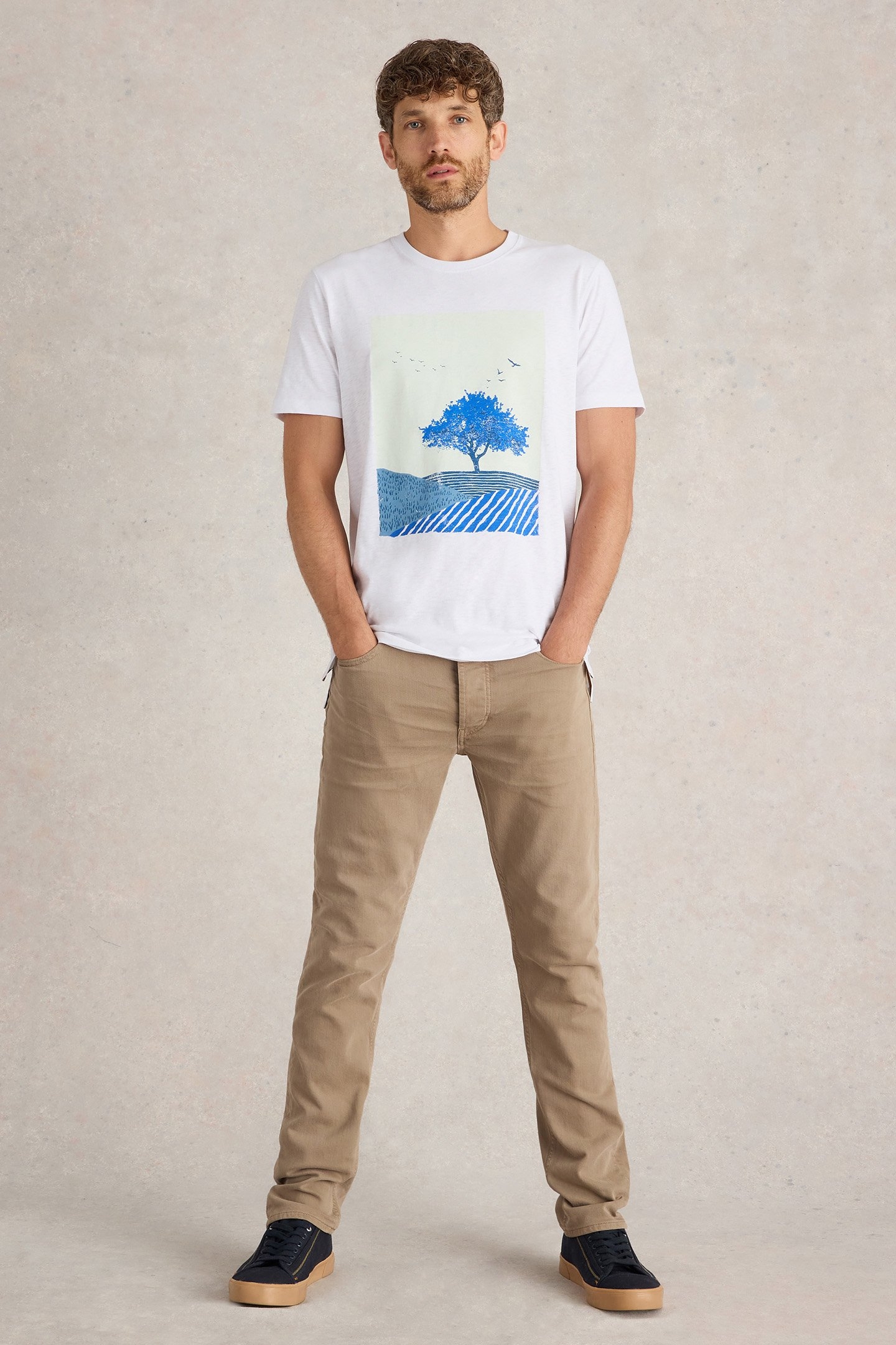 INDIGO TREE GRAPHIC TEE IVORY PRINT 3