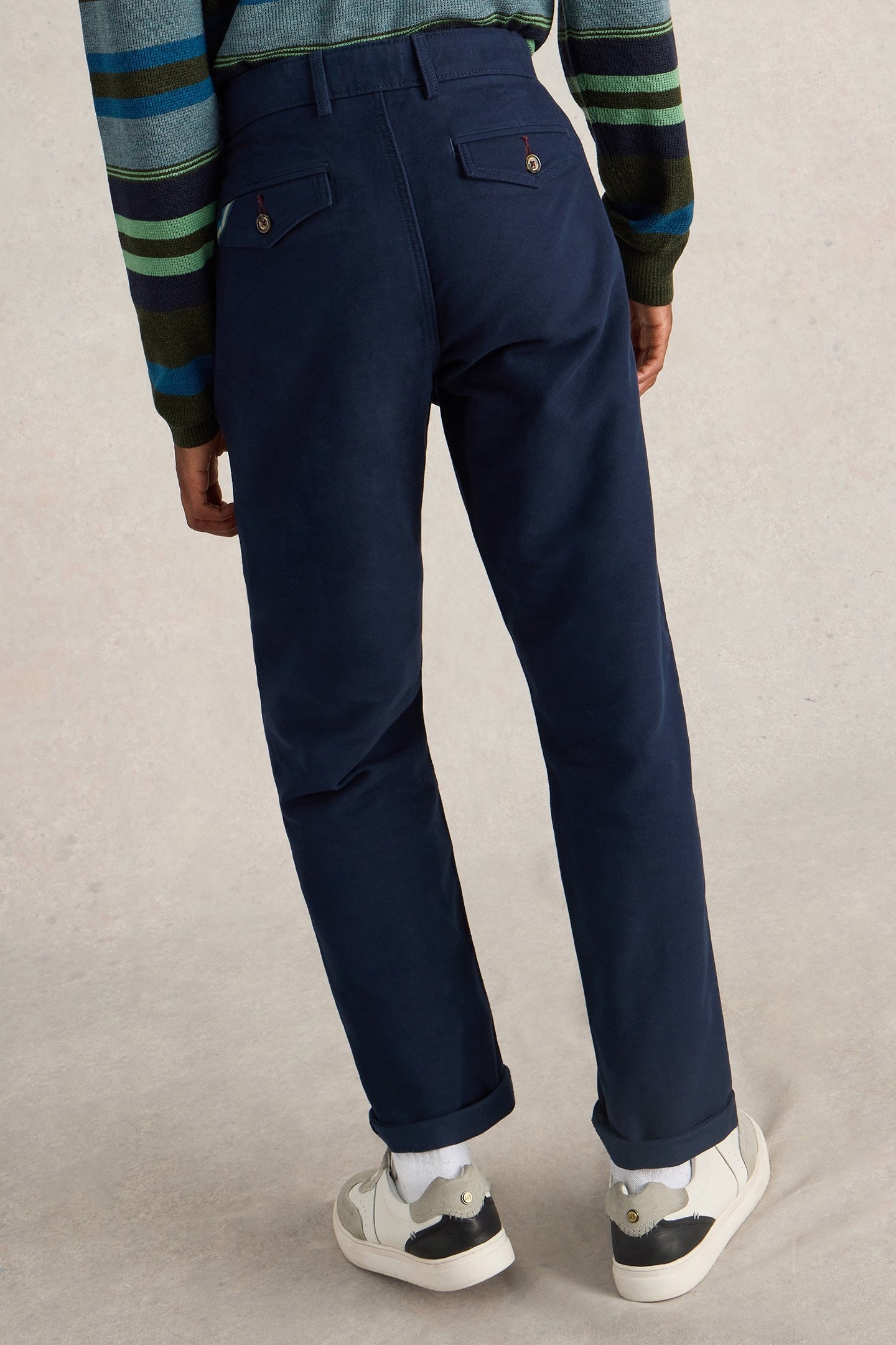 MOLESKIN TROUSER DARK NAVY 2