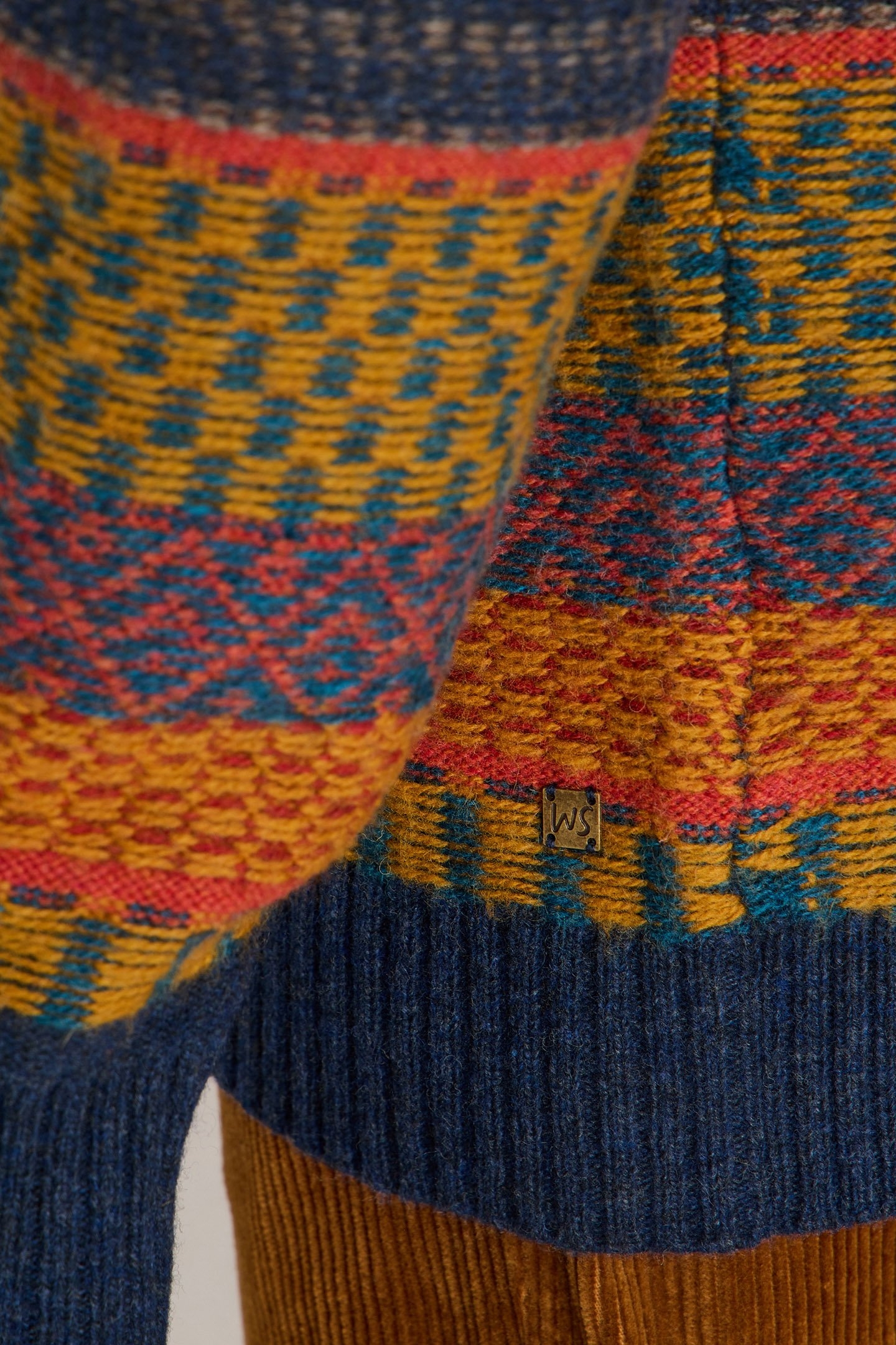 STRIPE FAIRISLE CREW NECK BLUE MULTI 5
