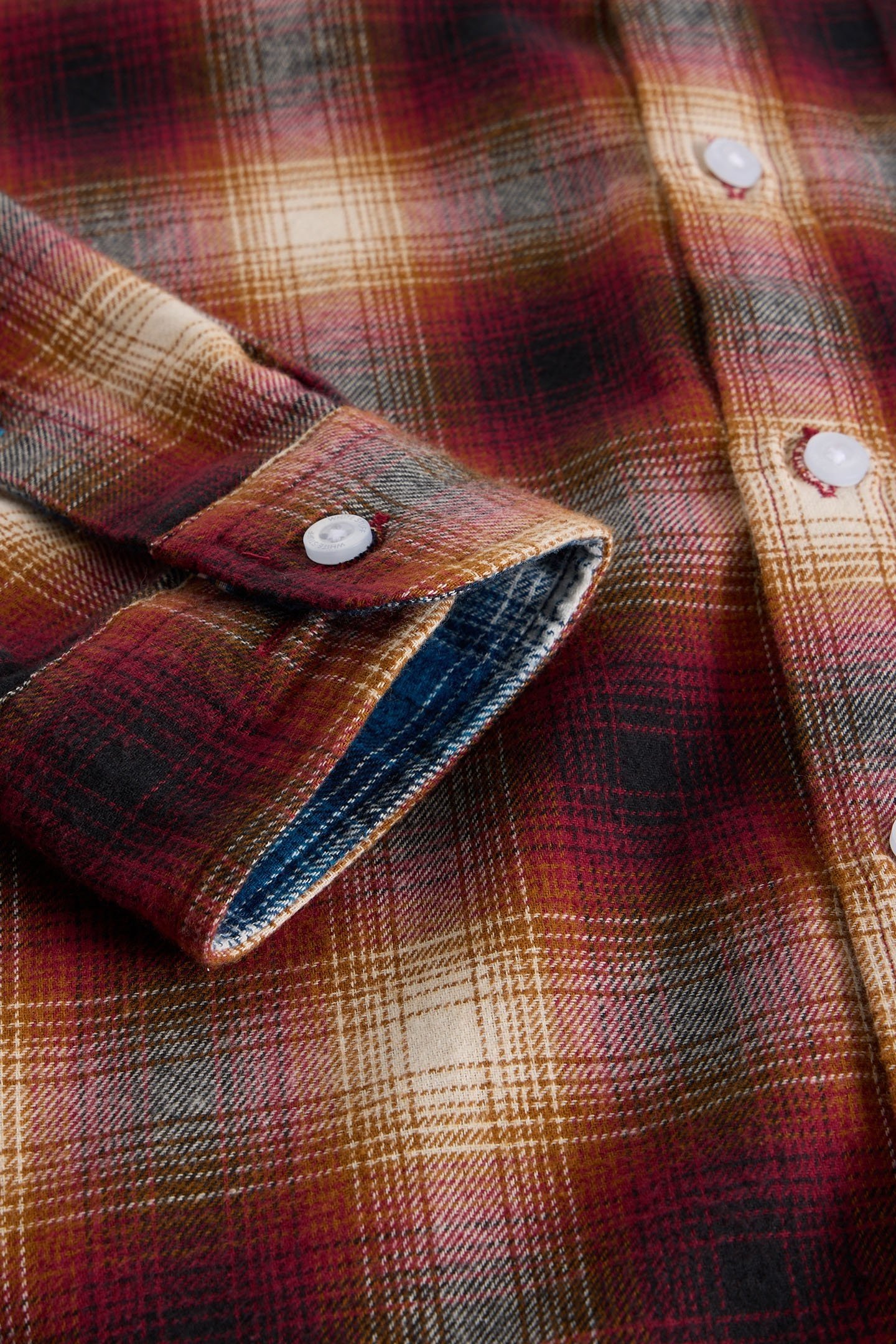 MOXLEY FLANNEL CHECK SHIRT RED MULTI 6