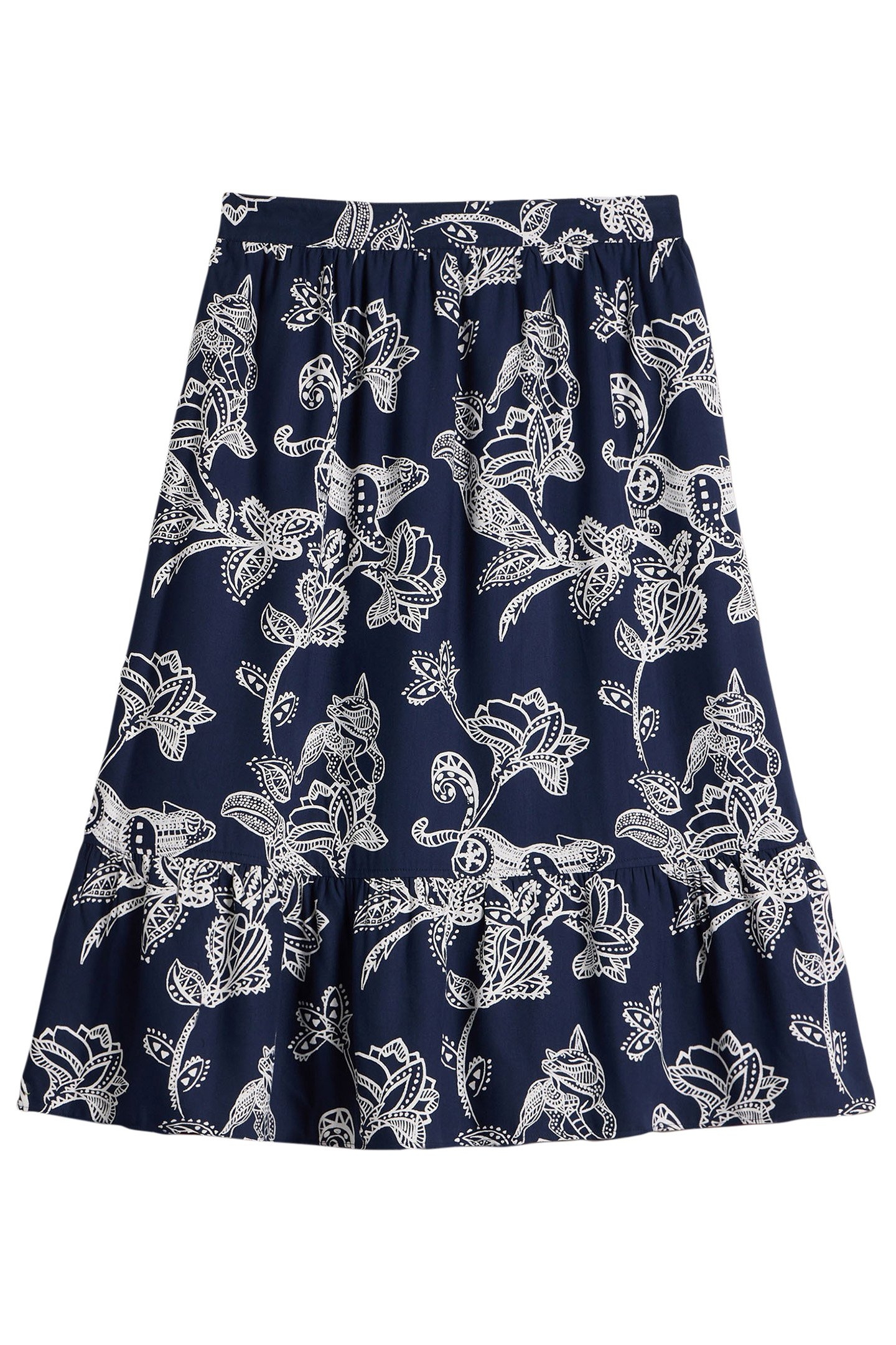 AVA REVERSIBLE SKIRT PLUM MULTI 6