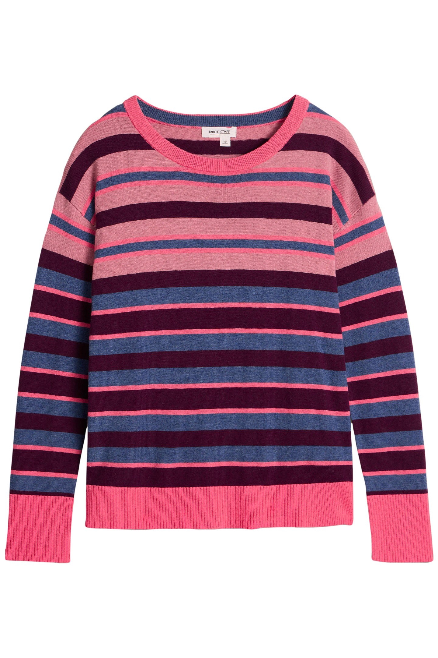 CITY STRIPE JUMPER PINK MULTI 4