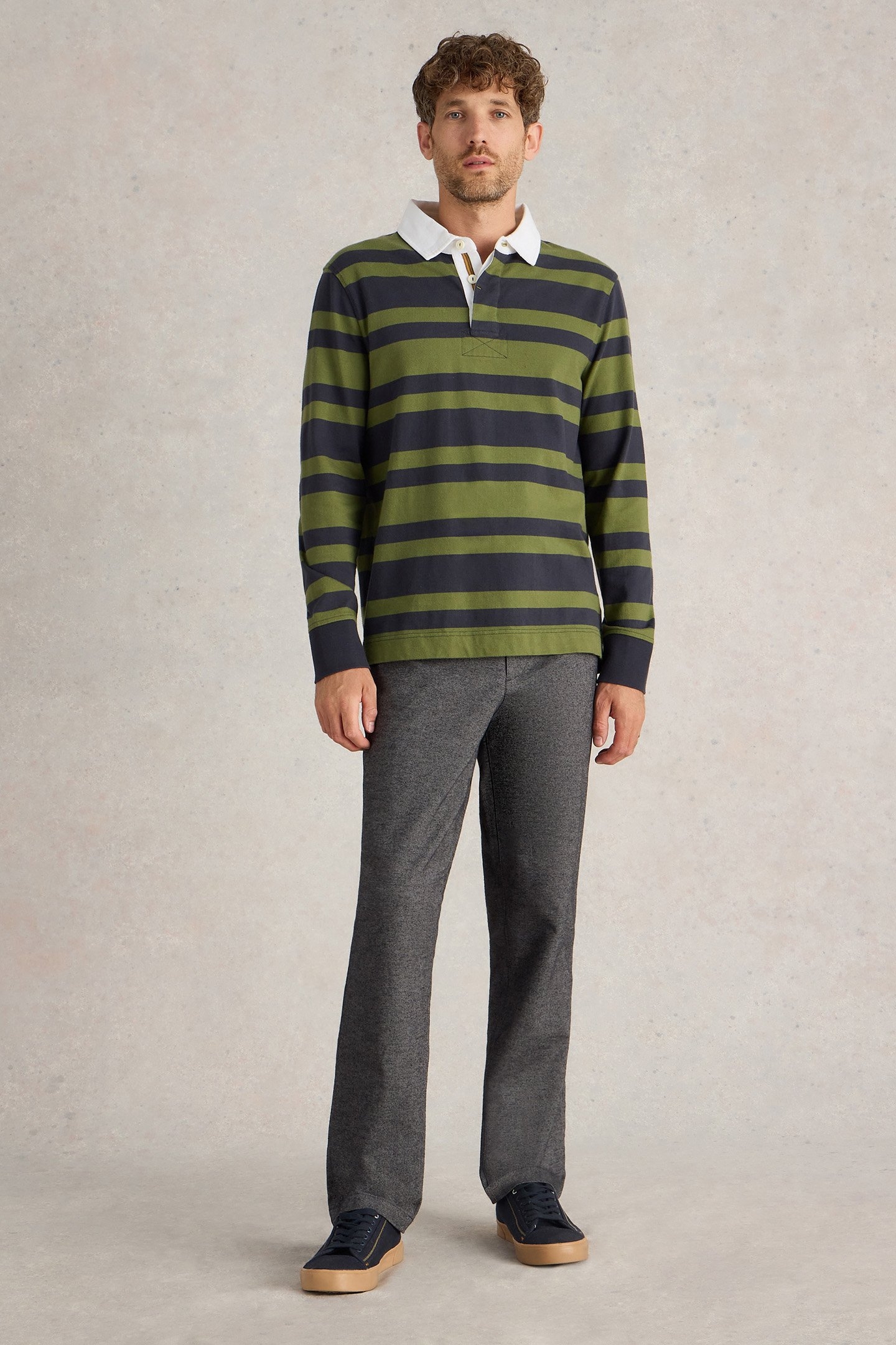 SUTTON TEXTURED TROUSER CHARCOAL GREY 3