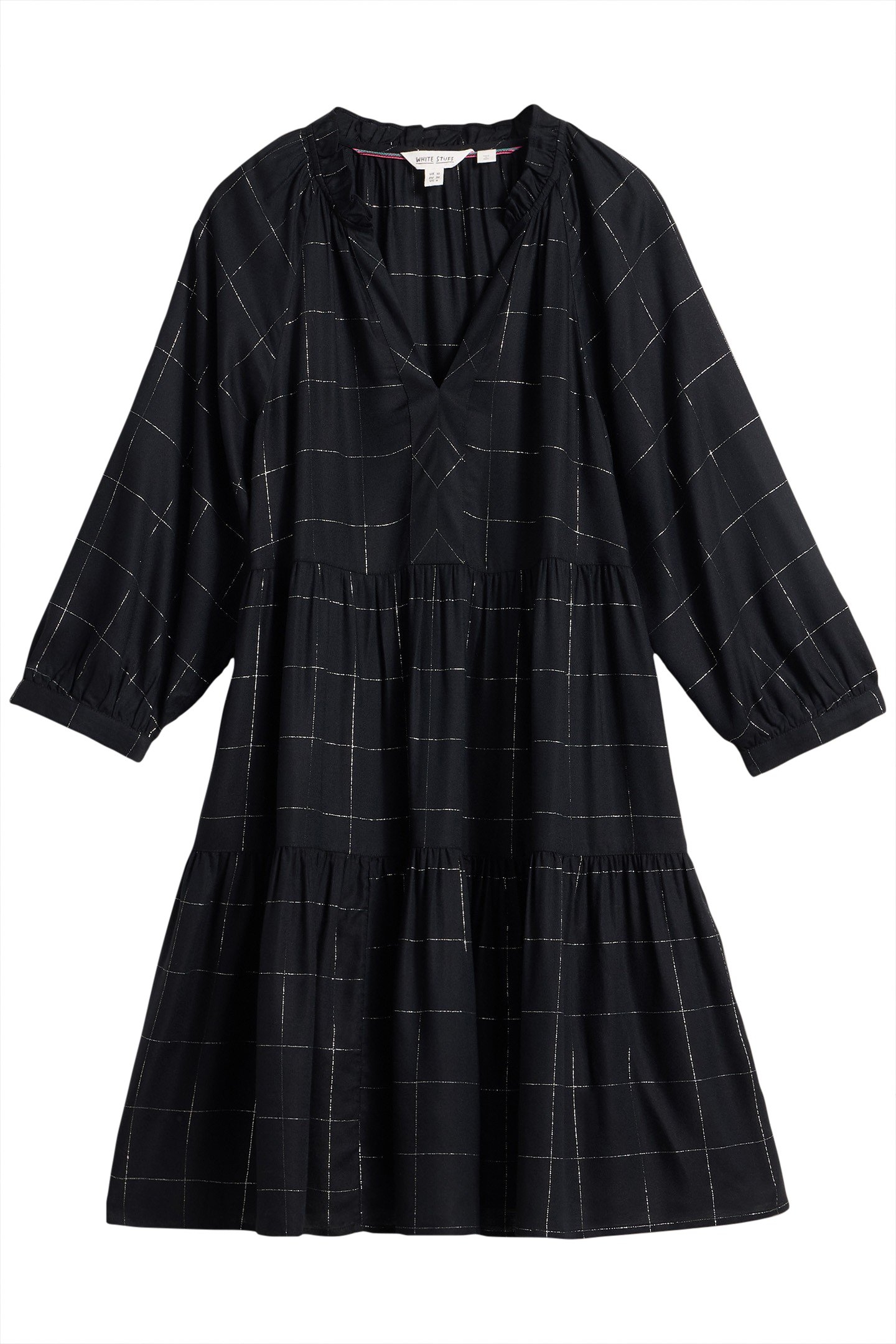 ORLA CHECK DRESS BLACK MULTI 1