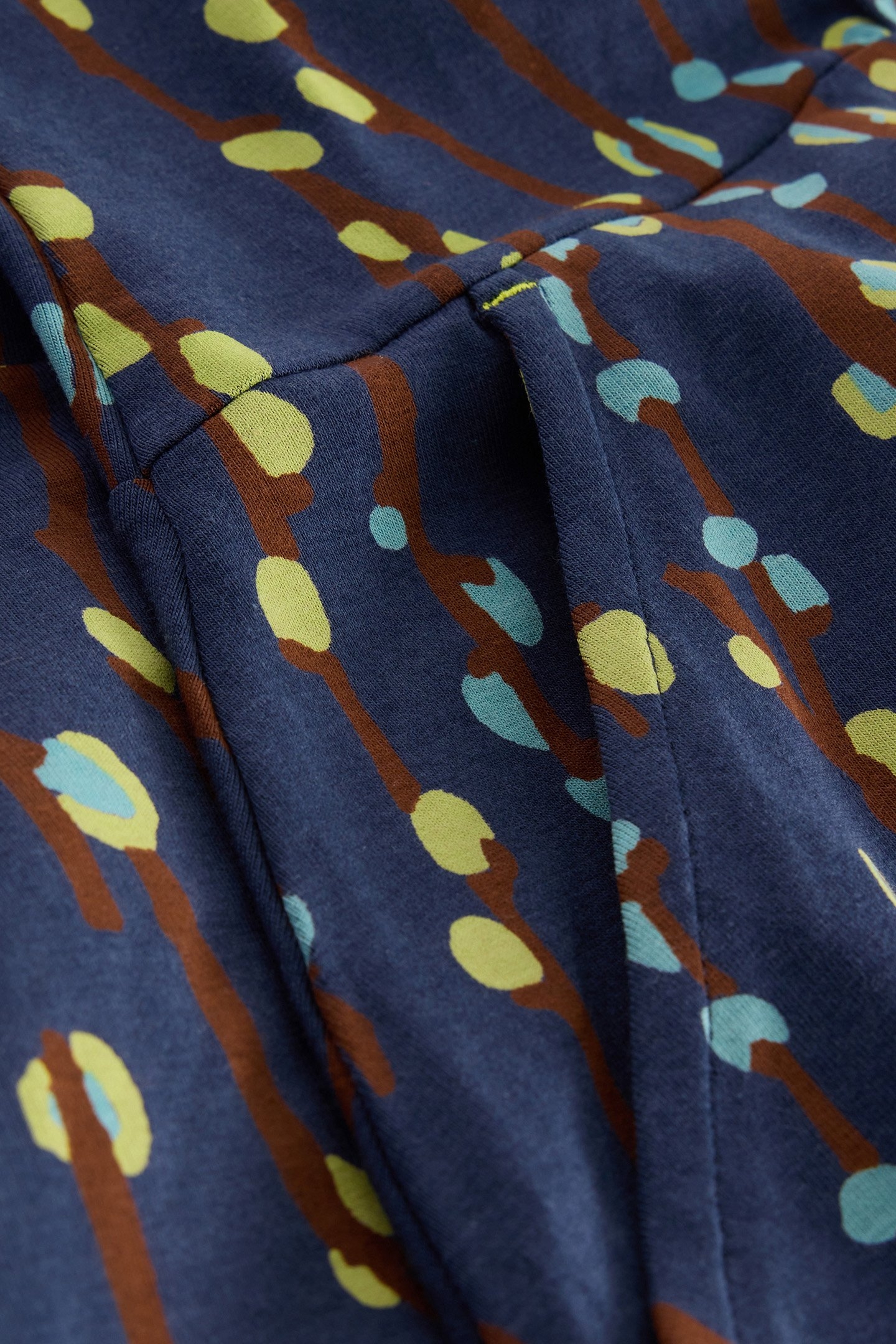 OLIVIA JERSEY DRESS NAVY PRINT 6