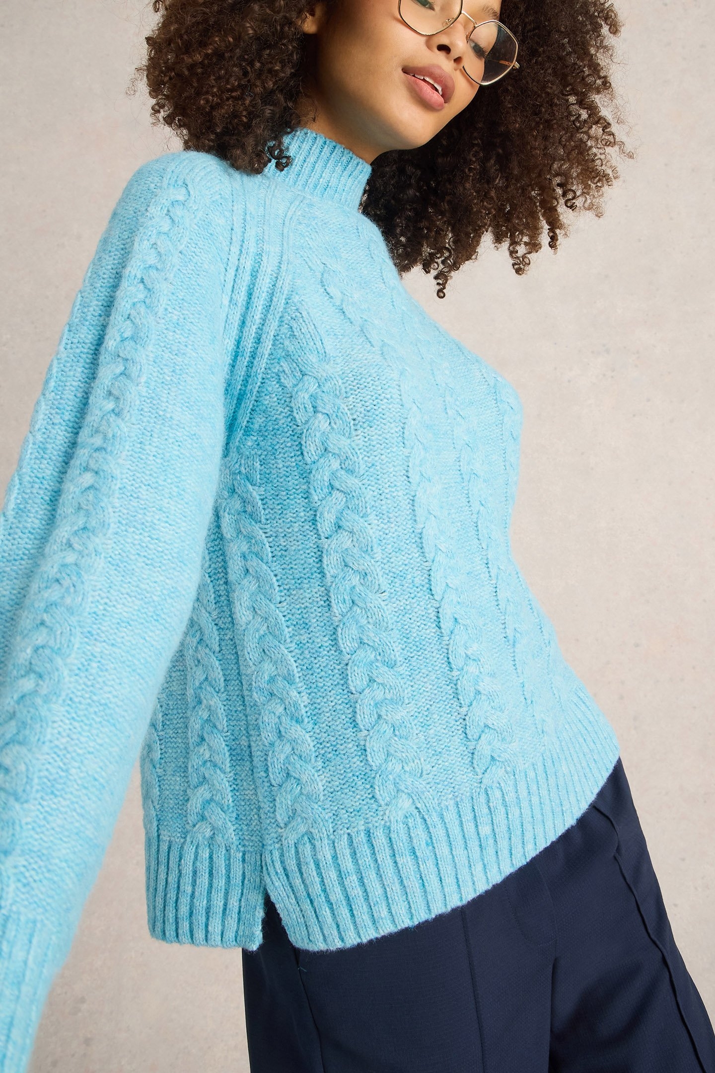 CLEO JUMPER BRIGHT BLUE 5