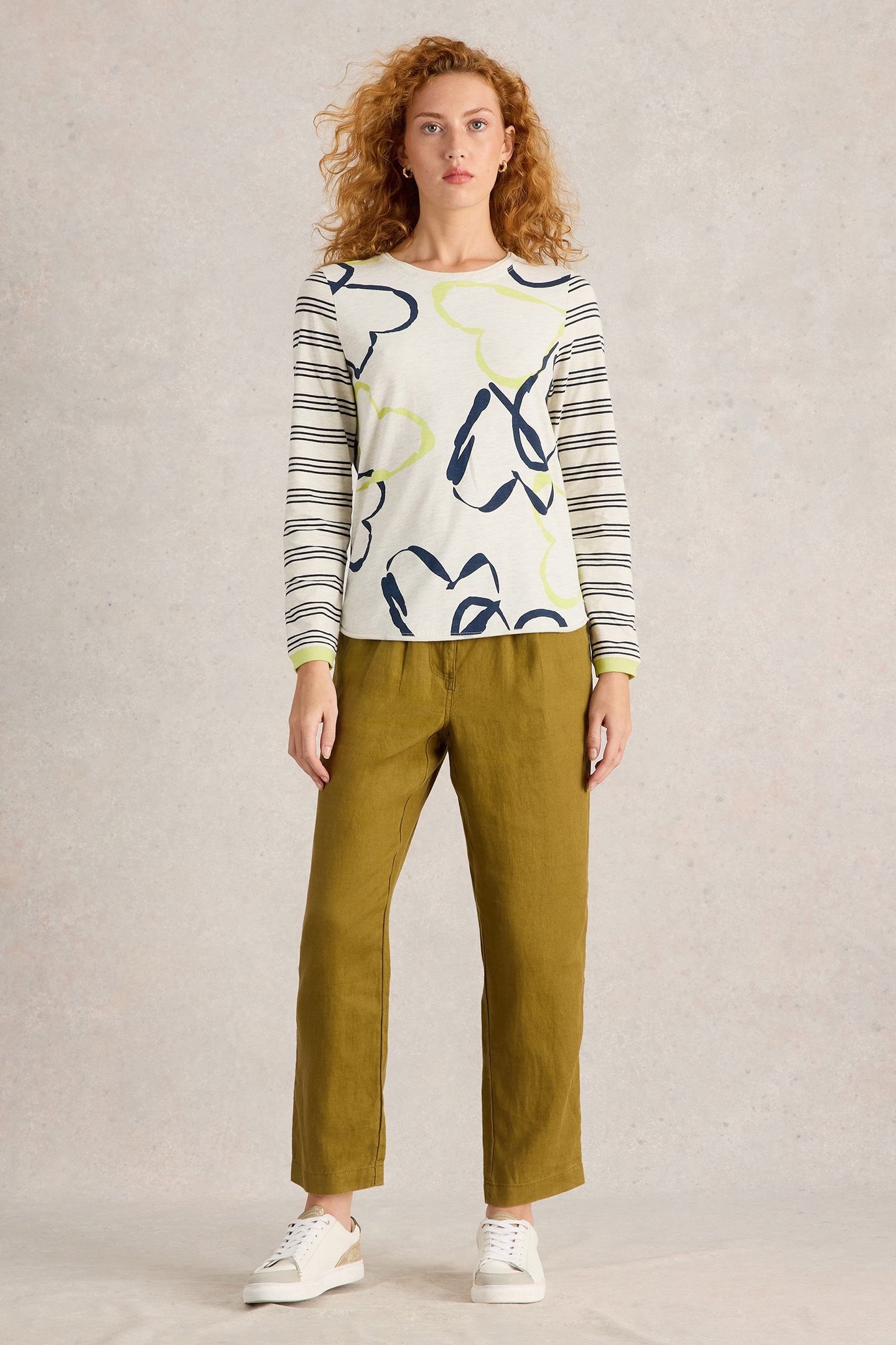 CLARA LS TEE NATURAL PRINT 1