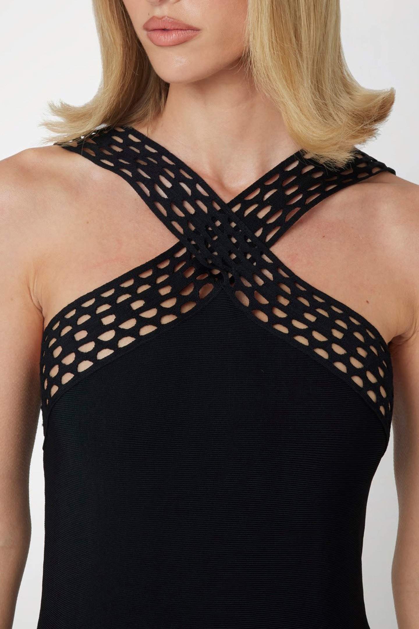 LUANA FIT AND FLARE JET BLACK A996 5