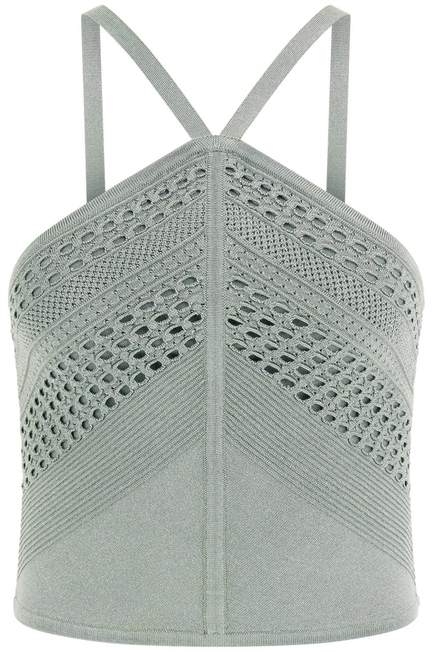 HENLEY STRAPS CROP T MALIBU SAGE MULTI 4