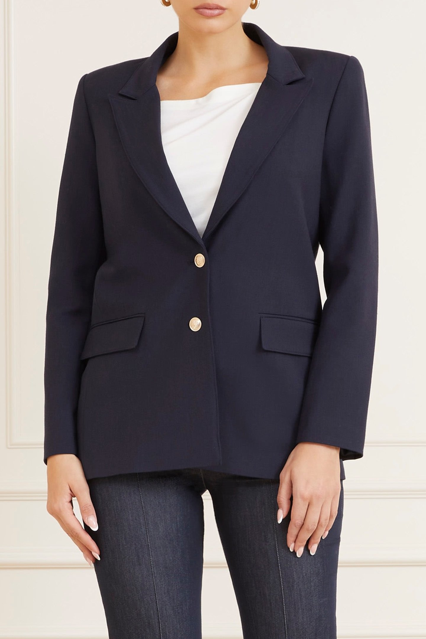 MAGDA BLAZER SMART BLUE MULTI 1