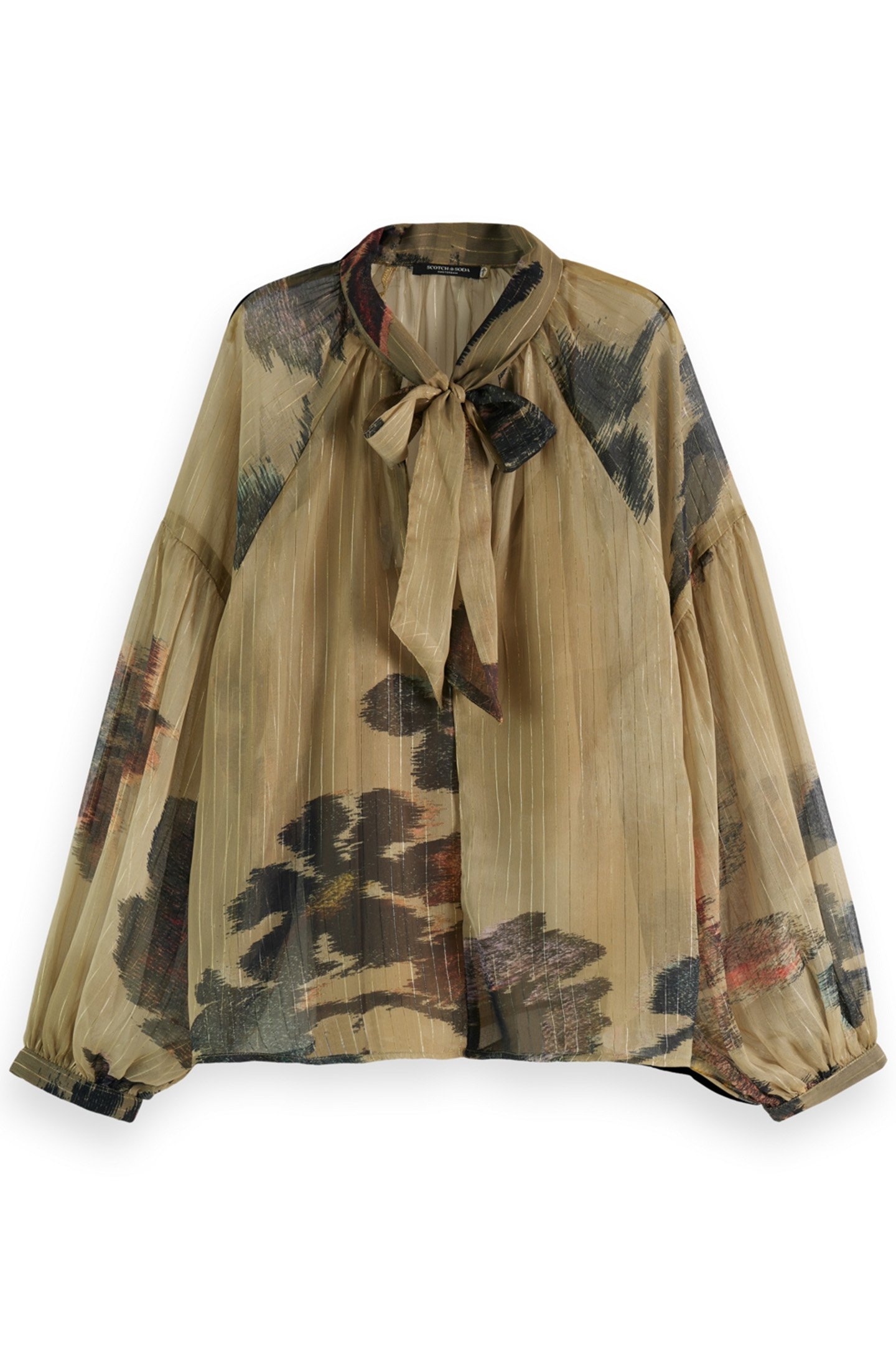 LUREX TOP POETRY TAPESTRY MILITARY 4