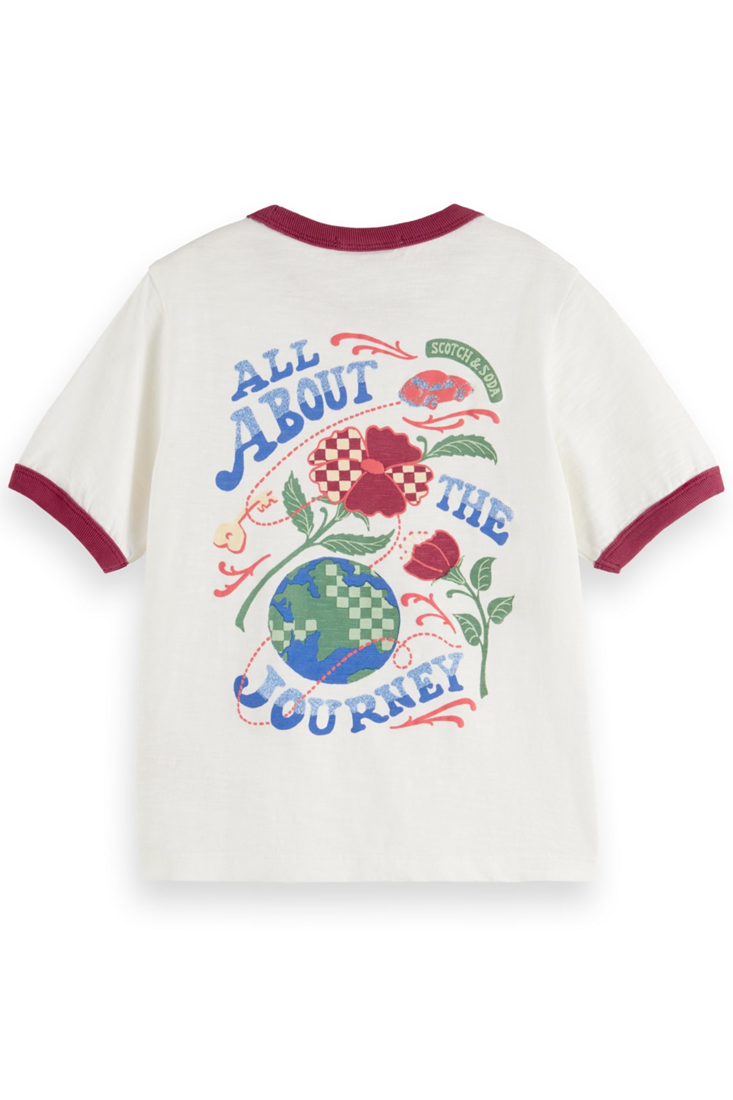 GIRL REGULAR-FIT ARTWORK T-SHIRT OFF WHITE 2