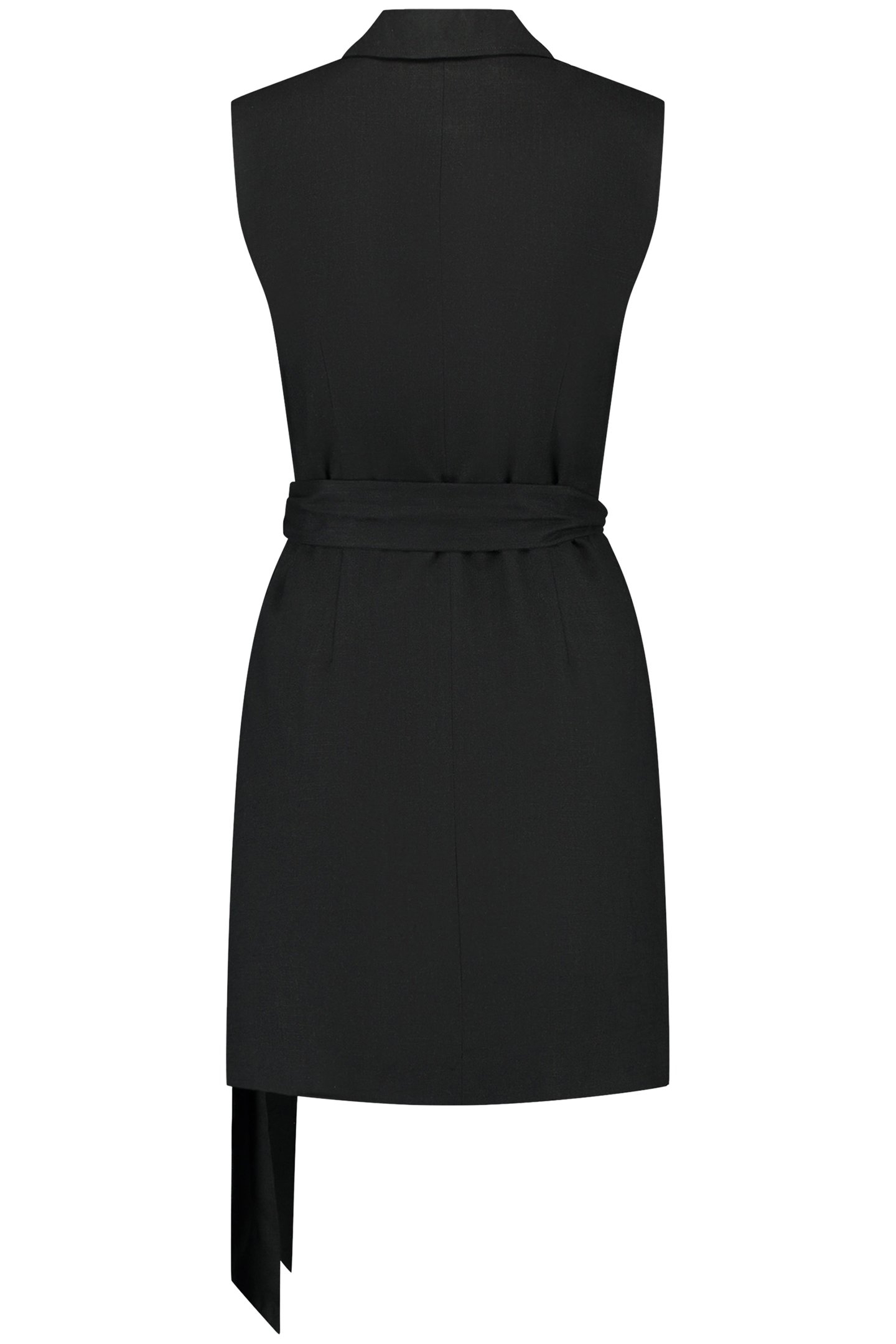 CHIA WRAP DRESS BLACK 3