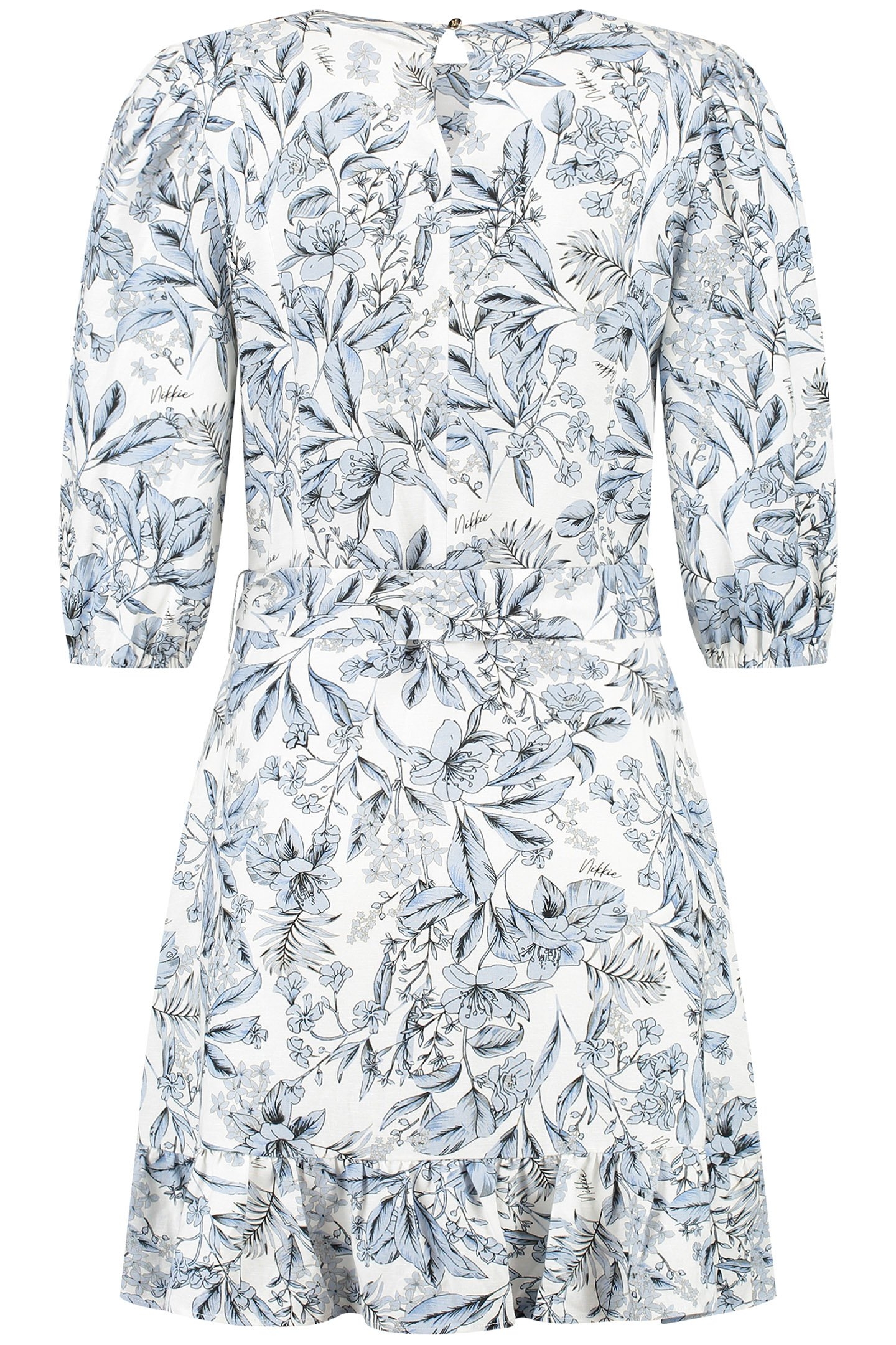 DOHA DRESS SMOKED BLUE/STAR WHITE 2